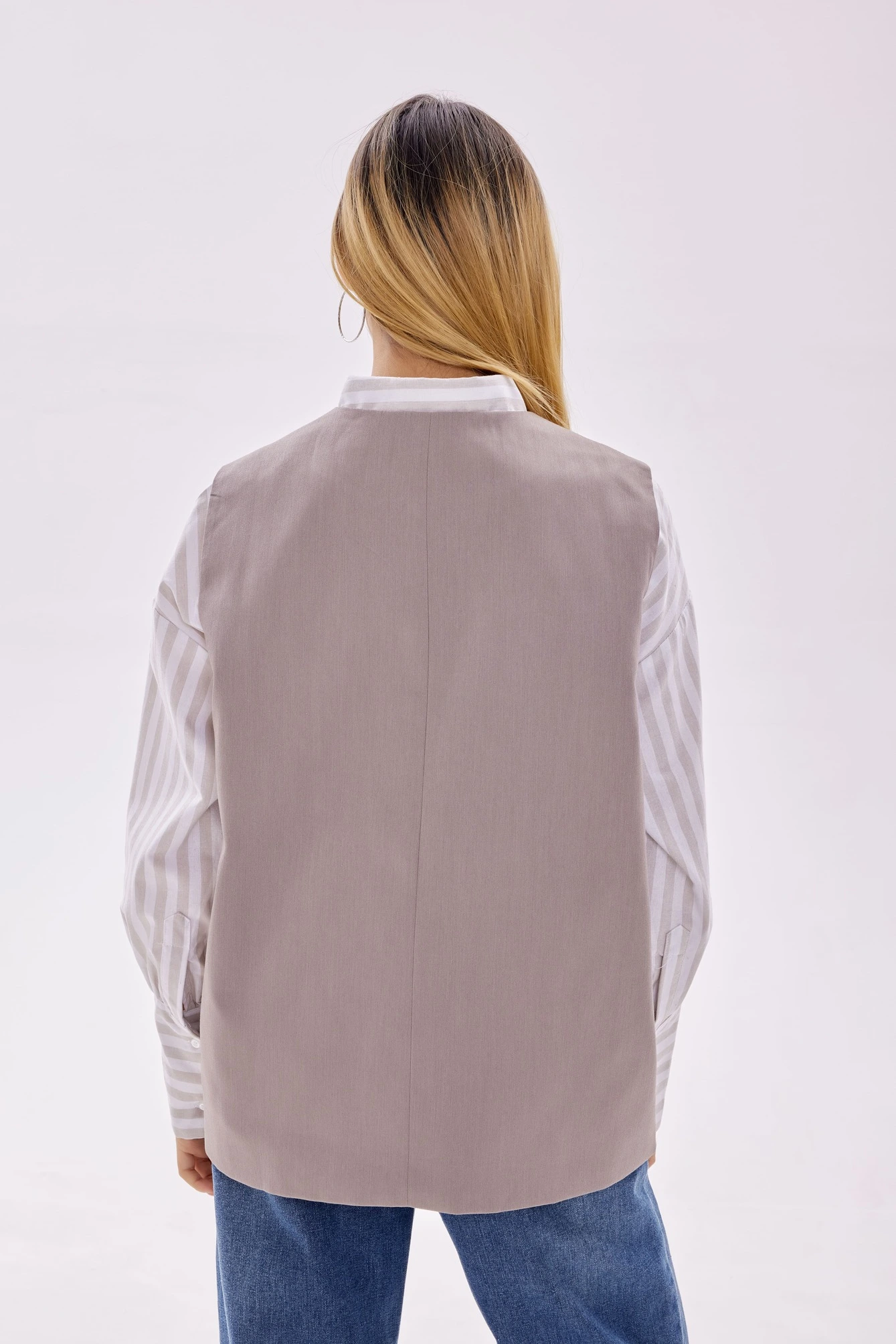 Жилетка коричневый для женщин 40292-13 68