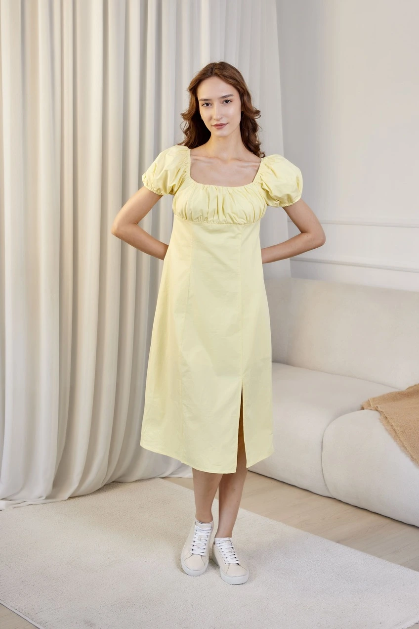 Платье желтый для женщин 41292-5 54