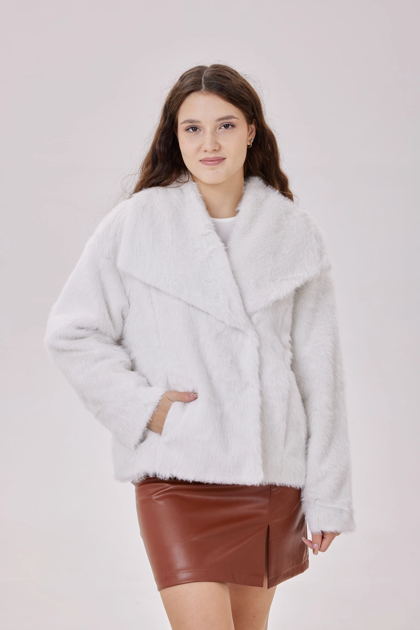 Куртка белый для женщин 39113-4 47