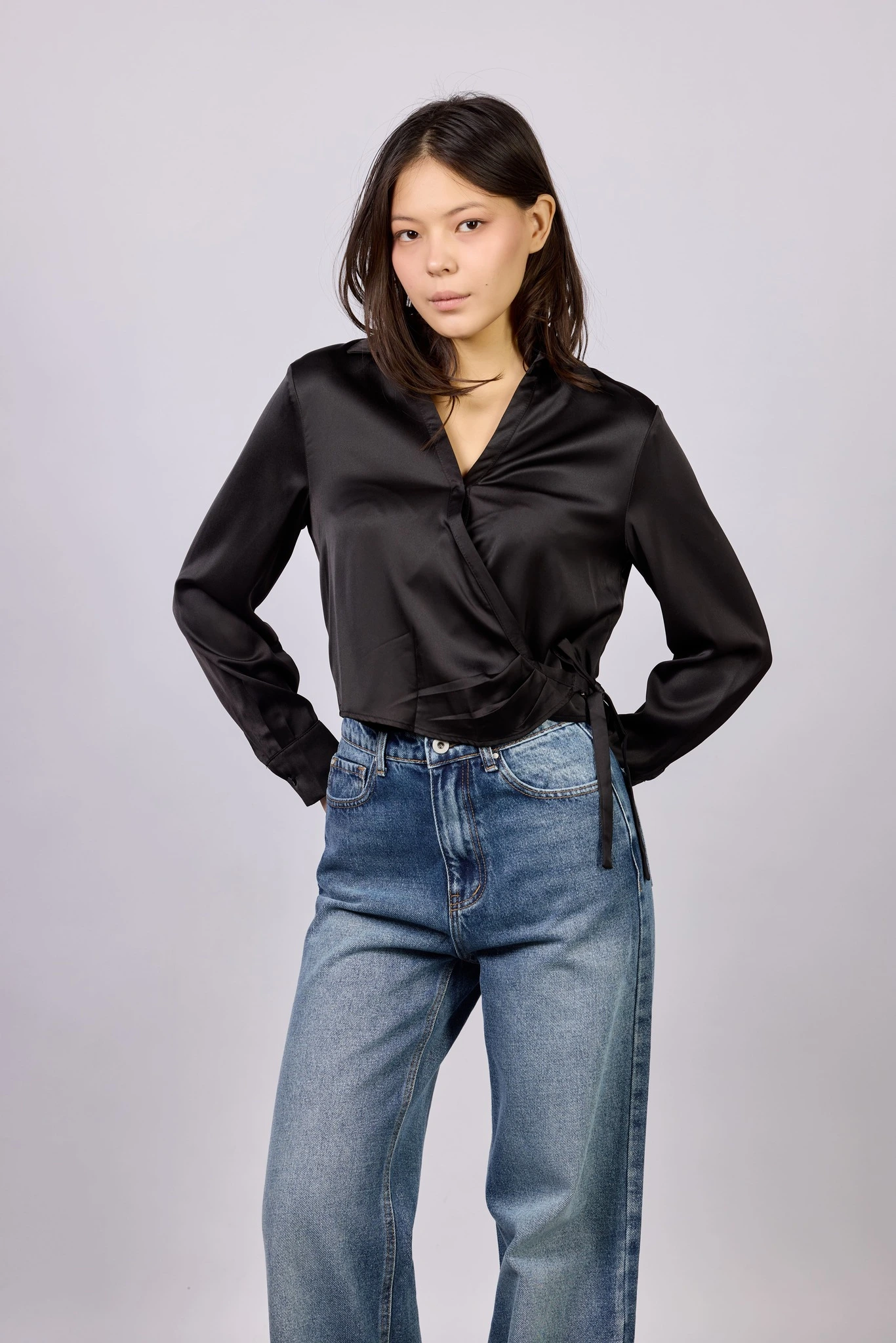 Блузка черный для женщин 42256-1 28