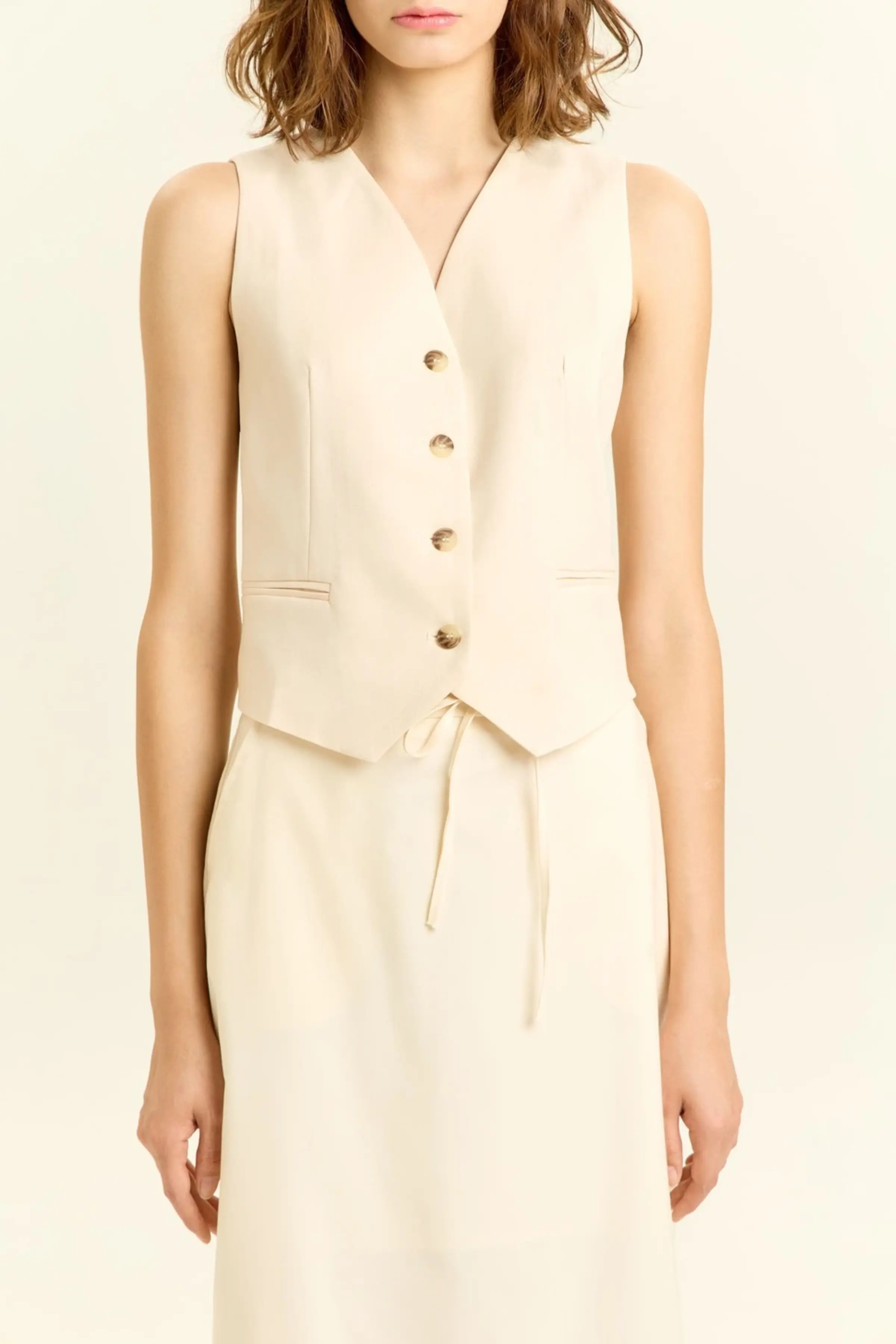 Жилетка бежевый для женщин 45108-15 68