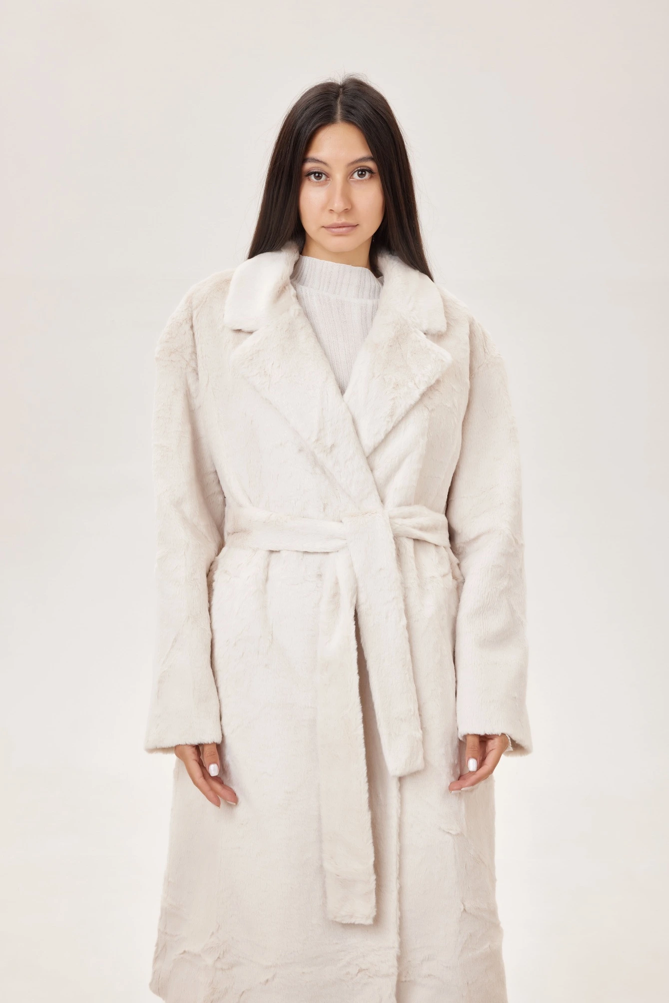 Пальто айвори для женщин 39291-234 53