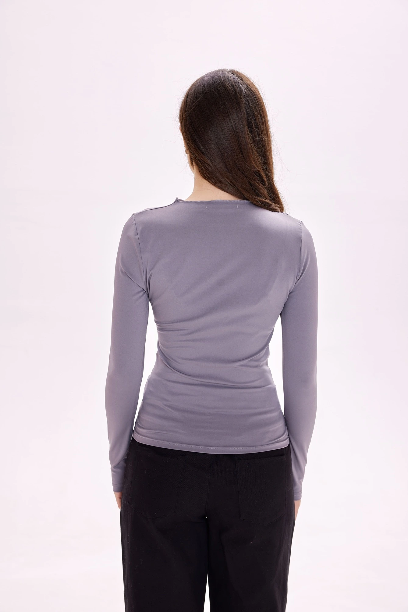 Лонгслив серый для женщин 39311-61 59