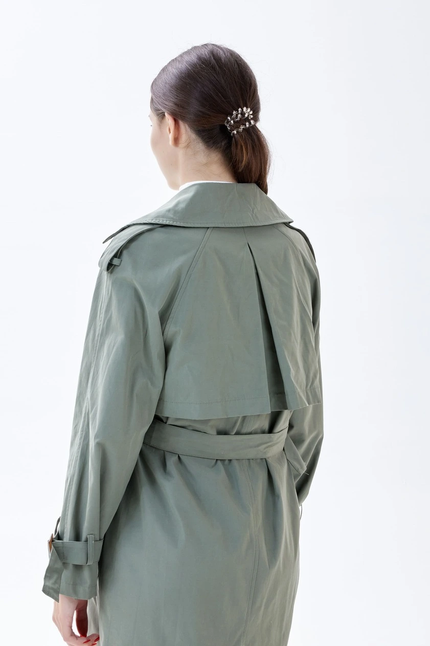 Плащ зеленый для женщин 353/521/38280-34 49