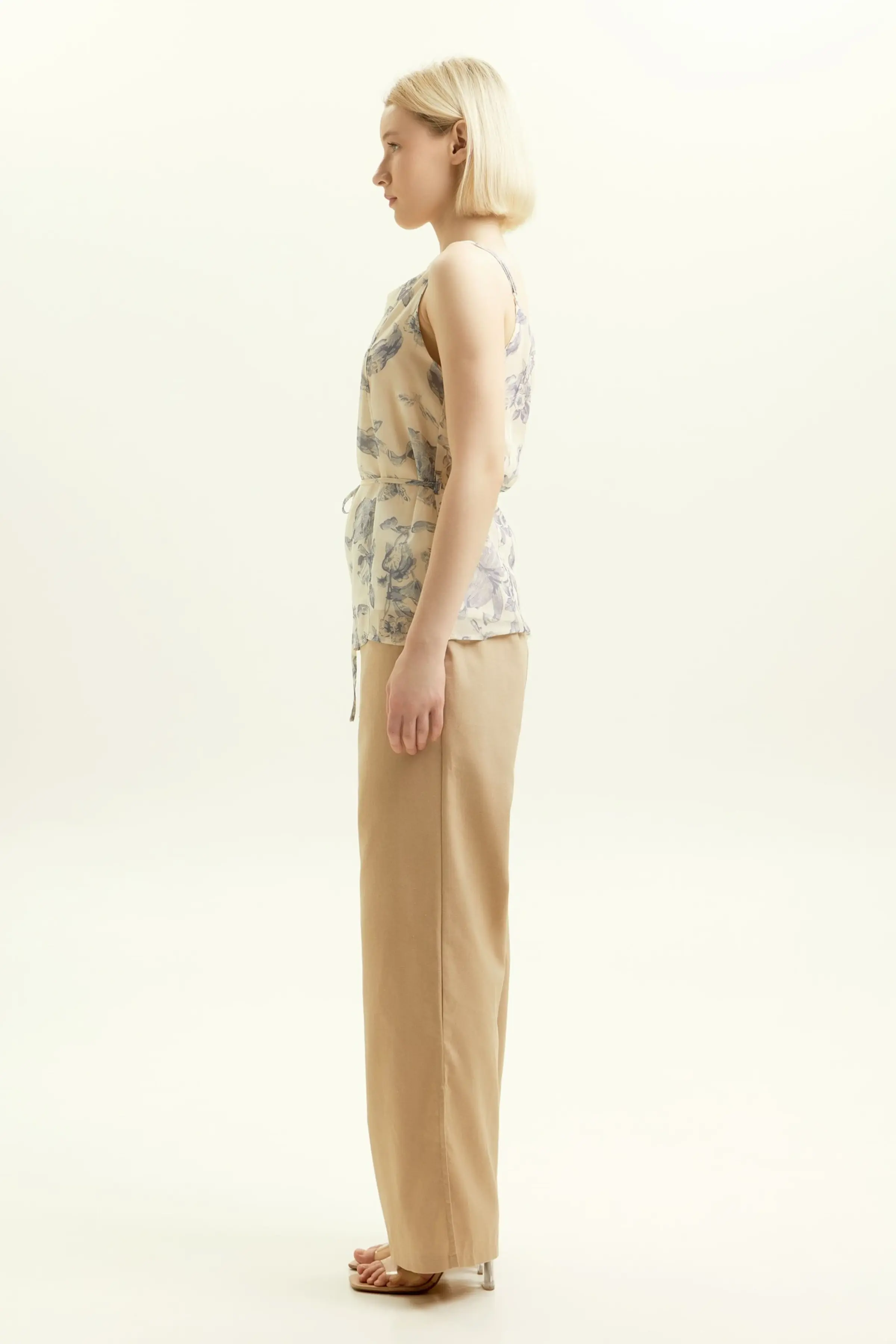 Брюки бежевый для женщин 45154-15 71