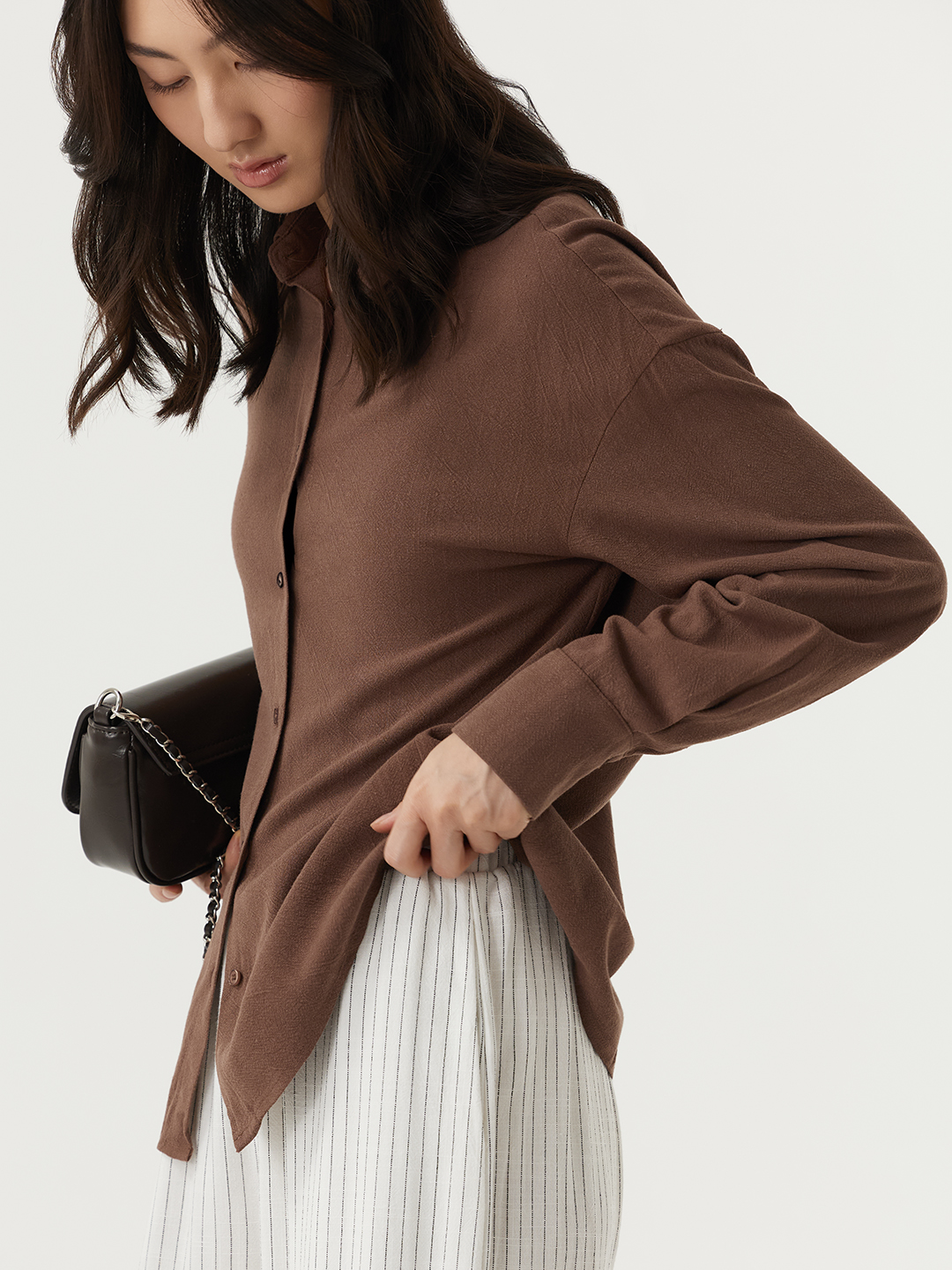 Рубашка коричневый для женщин 48194-13 66