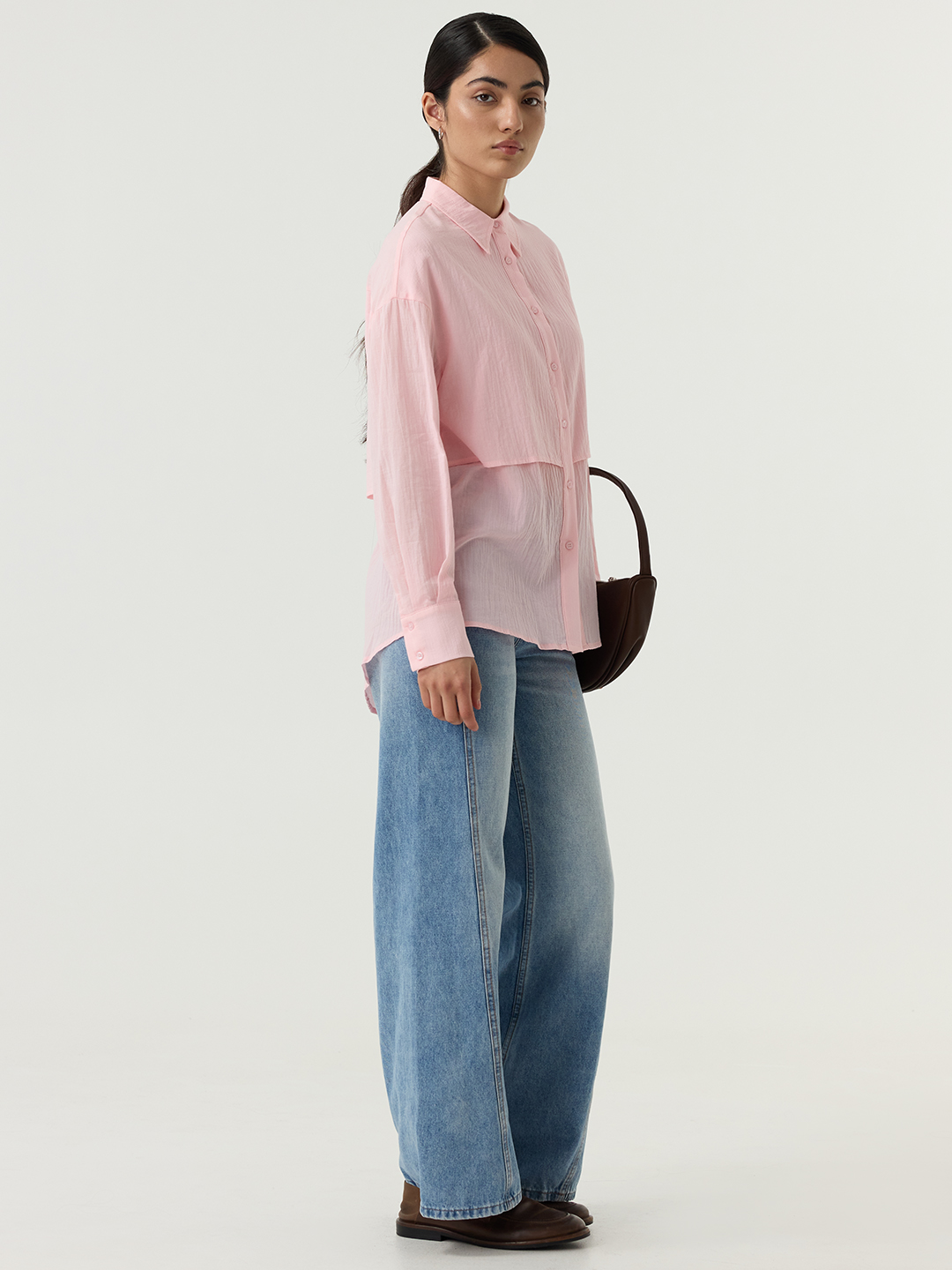 Рубашка розовый для женщин 48248-17 66