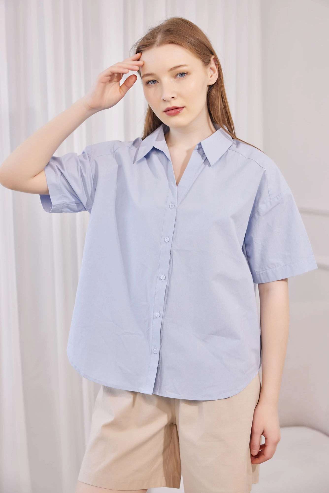 Рубашка синий для женщин 41213-65 66