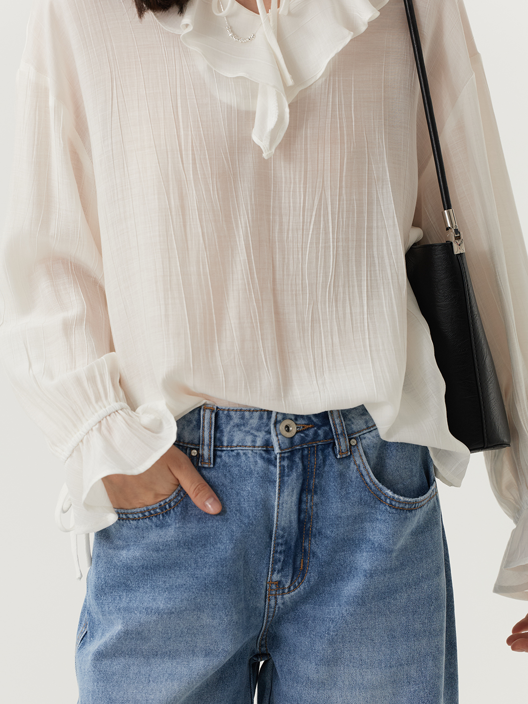 Блузка белый для женщин 48225-4 28