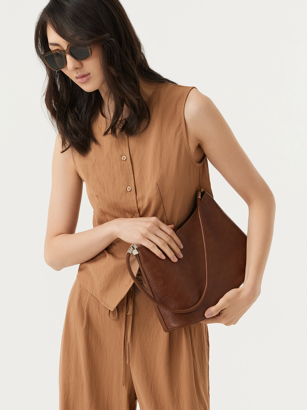 Жилетка коричневый для женщин 48210-13 68