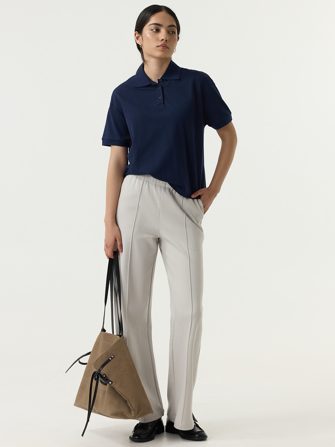 Брюки серый для женщин 48193-61 71