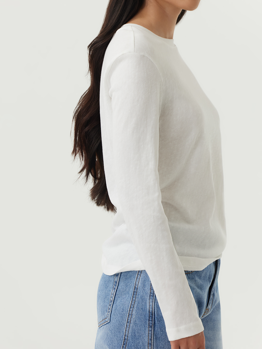 Лонгслив белый для женщин 48266-4 59