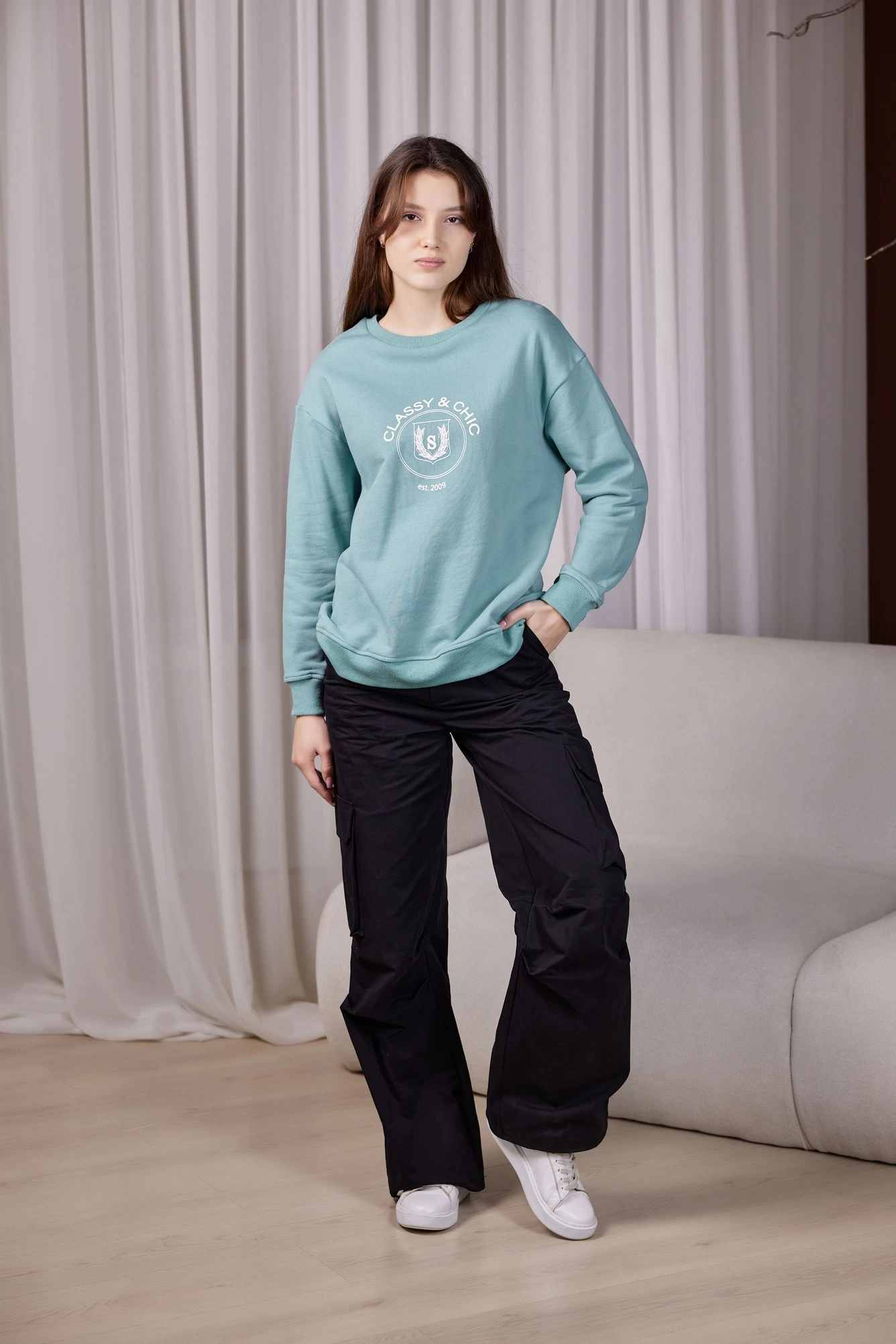 Брюки черный для женщин 40136-1 71