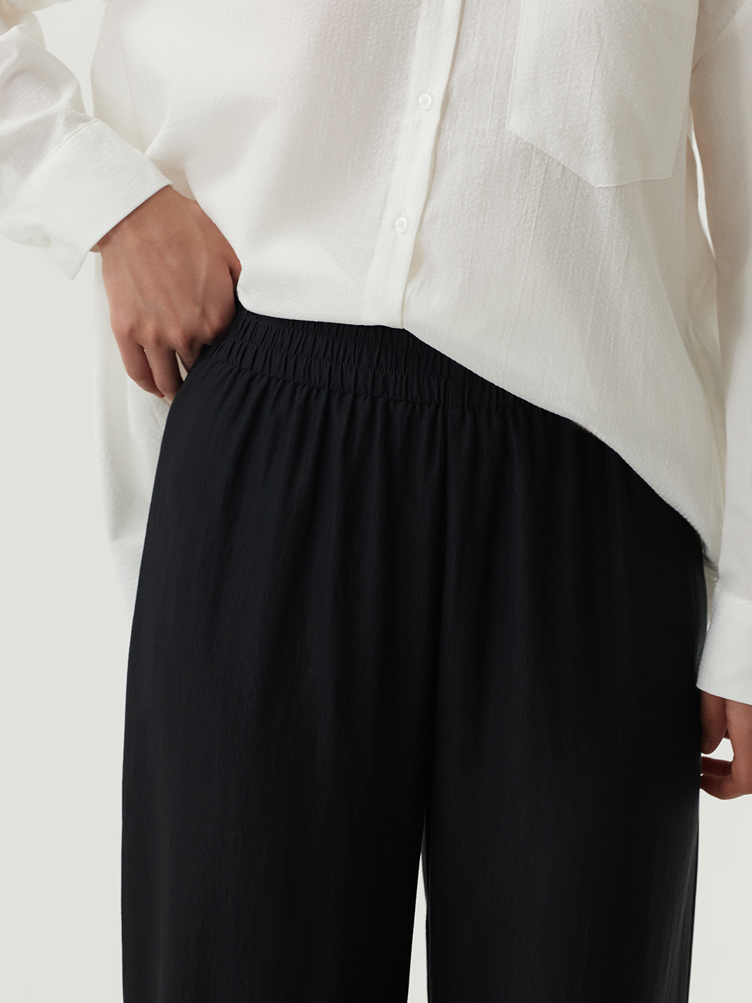 Брюки черный для женщин 48203-1 71