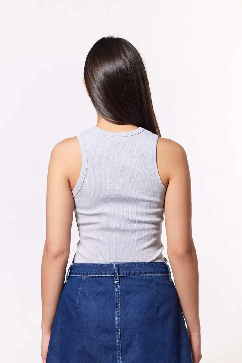 Топ серый для женщин 44267-61 46