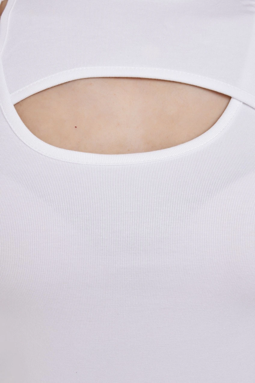 Топ белый для женщин 41175-4 46