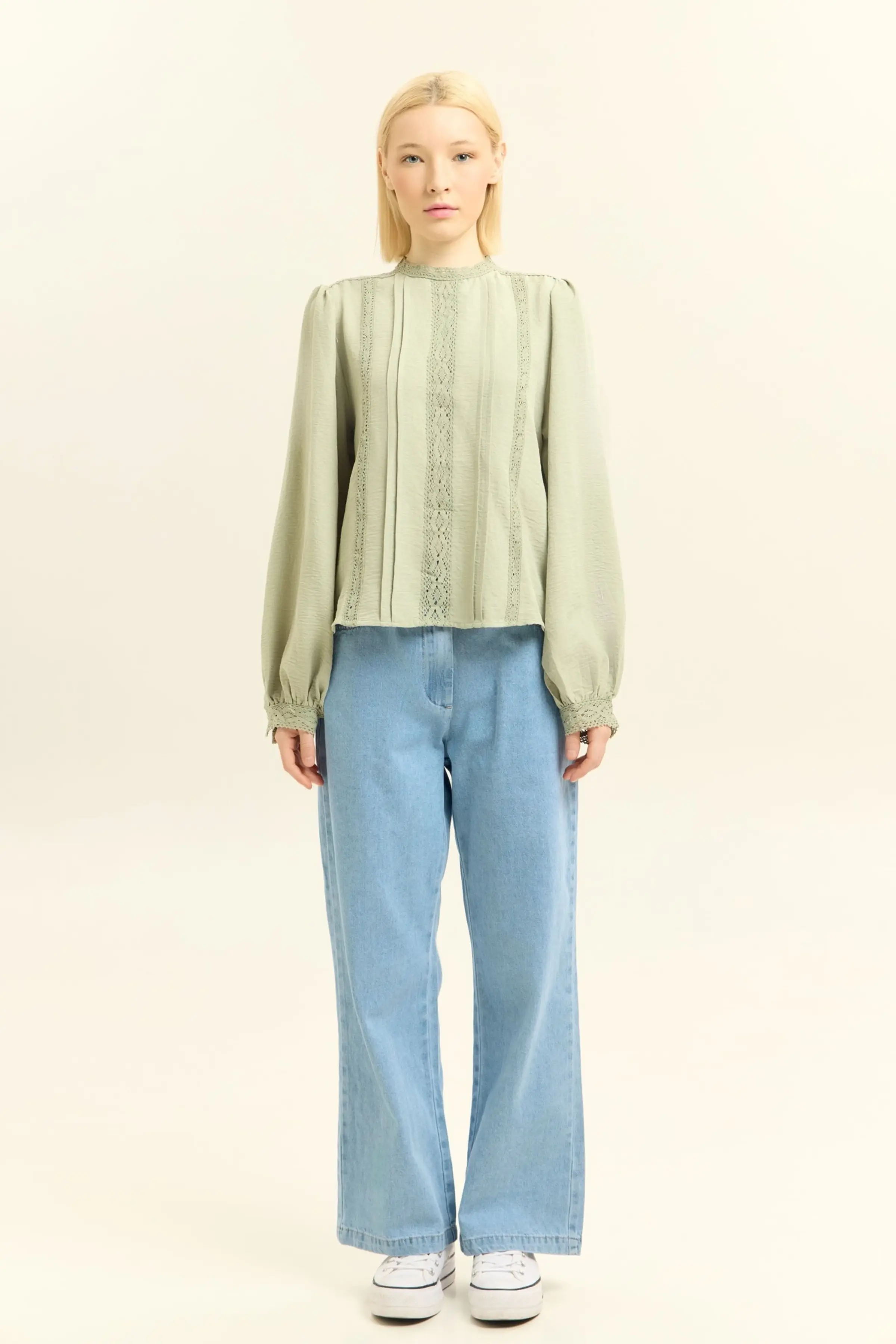 Блузка хаки для женщин 45251-14 28