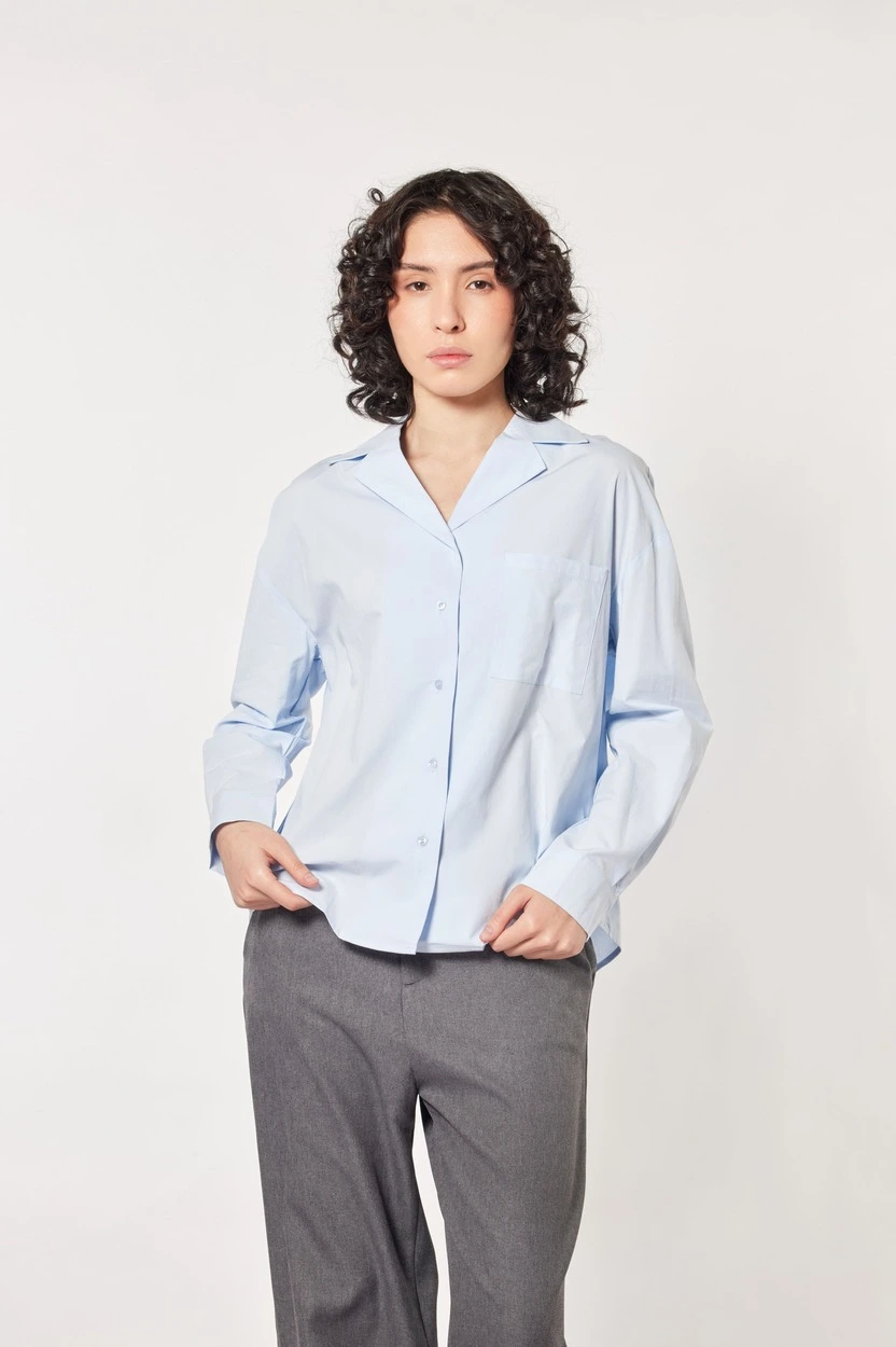 Рубашка синий для женщин 44242-65 66