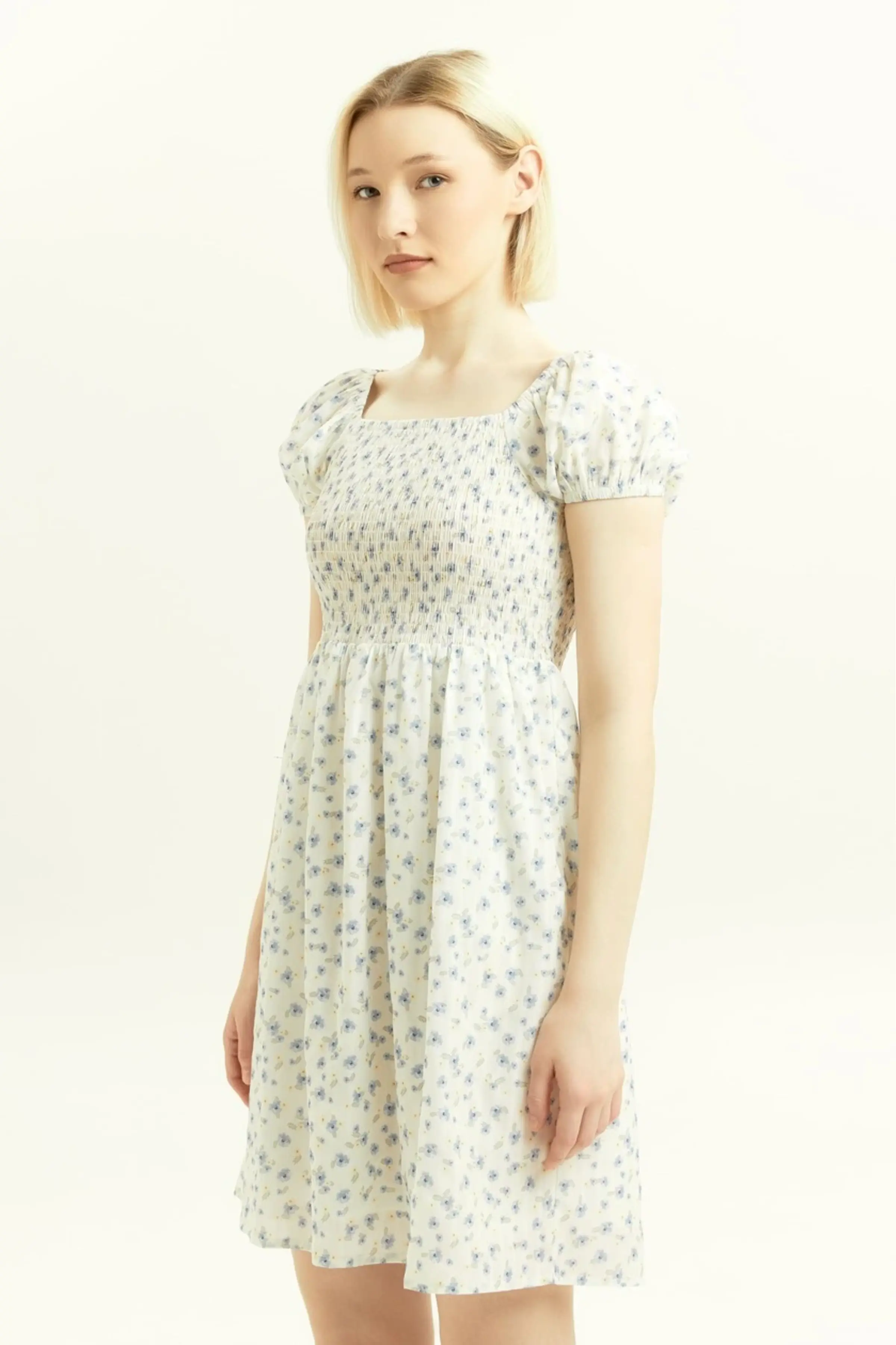 Платье синий цветочек для женщин 45276-188 54