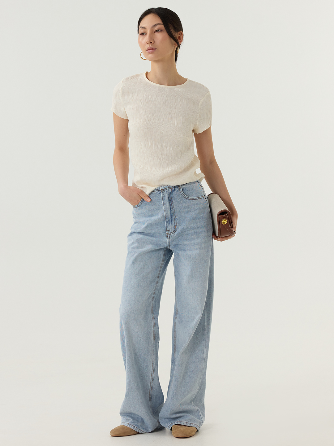 Футболка айвори для женщин 48234-234 67