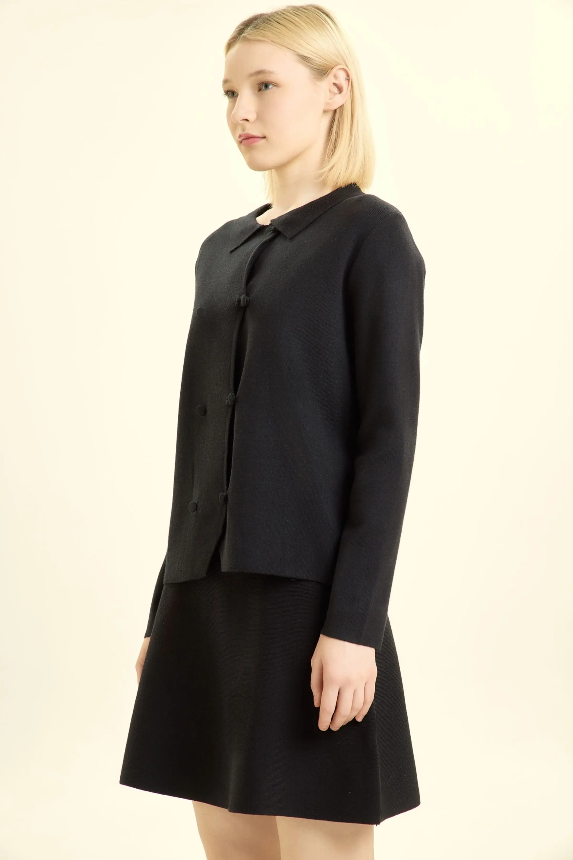 Кардиган черный для женщин 46146-1 50