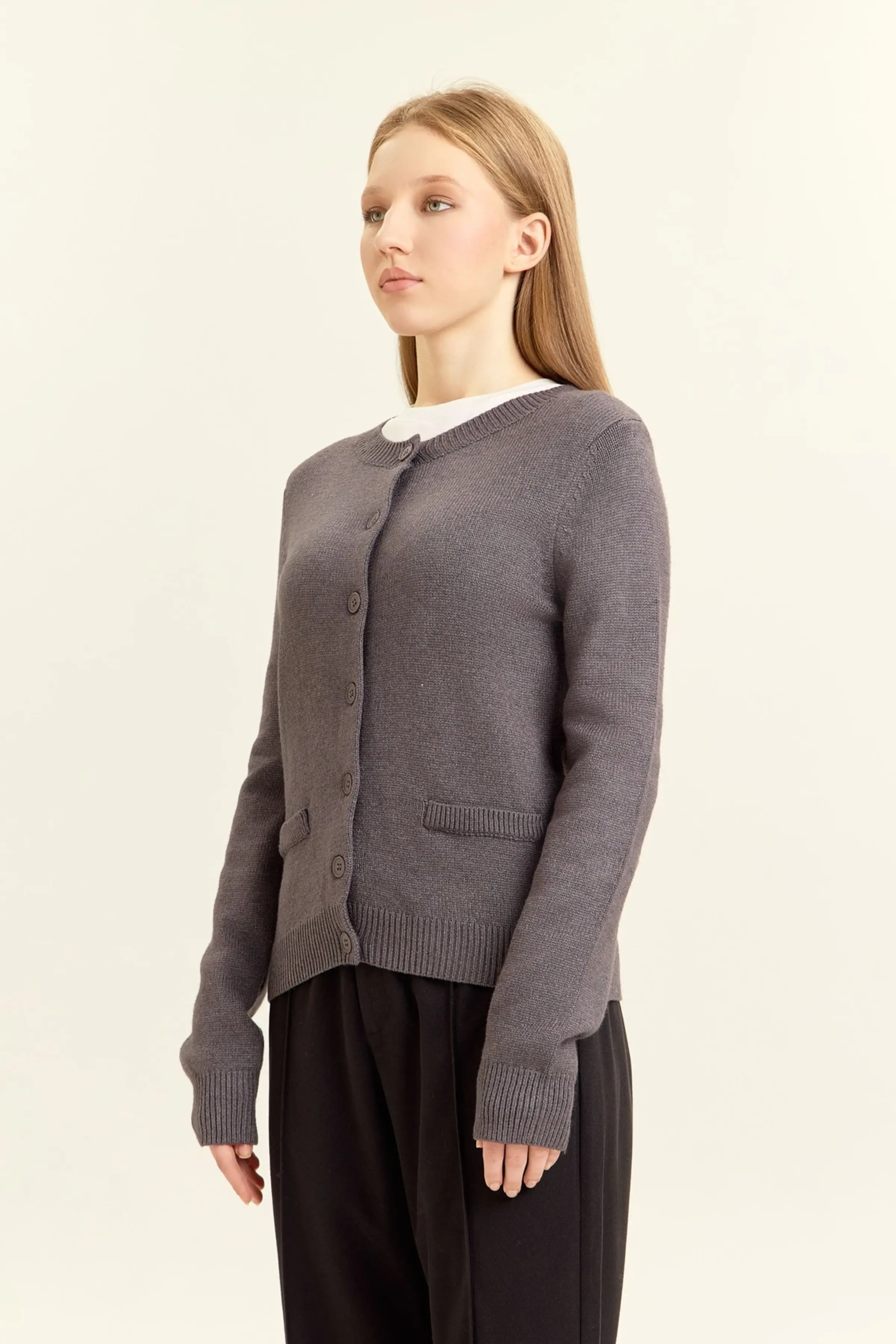 Кардиган темно-серый для женщин 47140-12 50