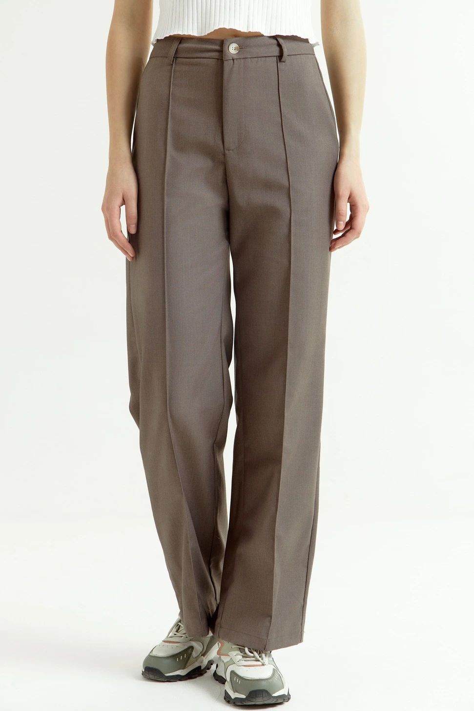 Брюки коричневый для женщин 44295-13 71