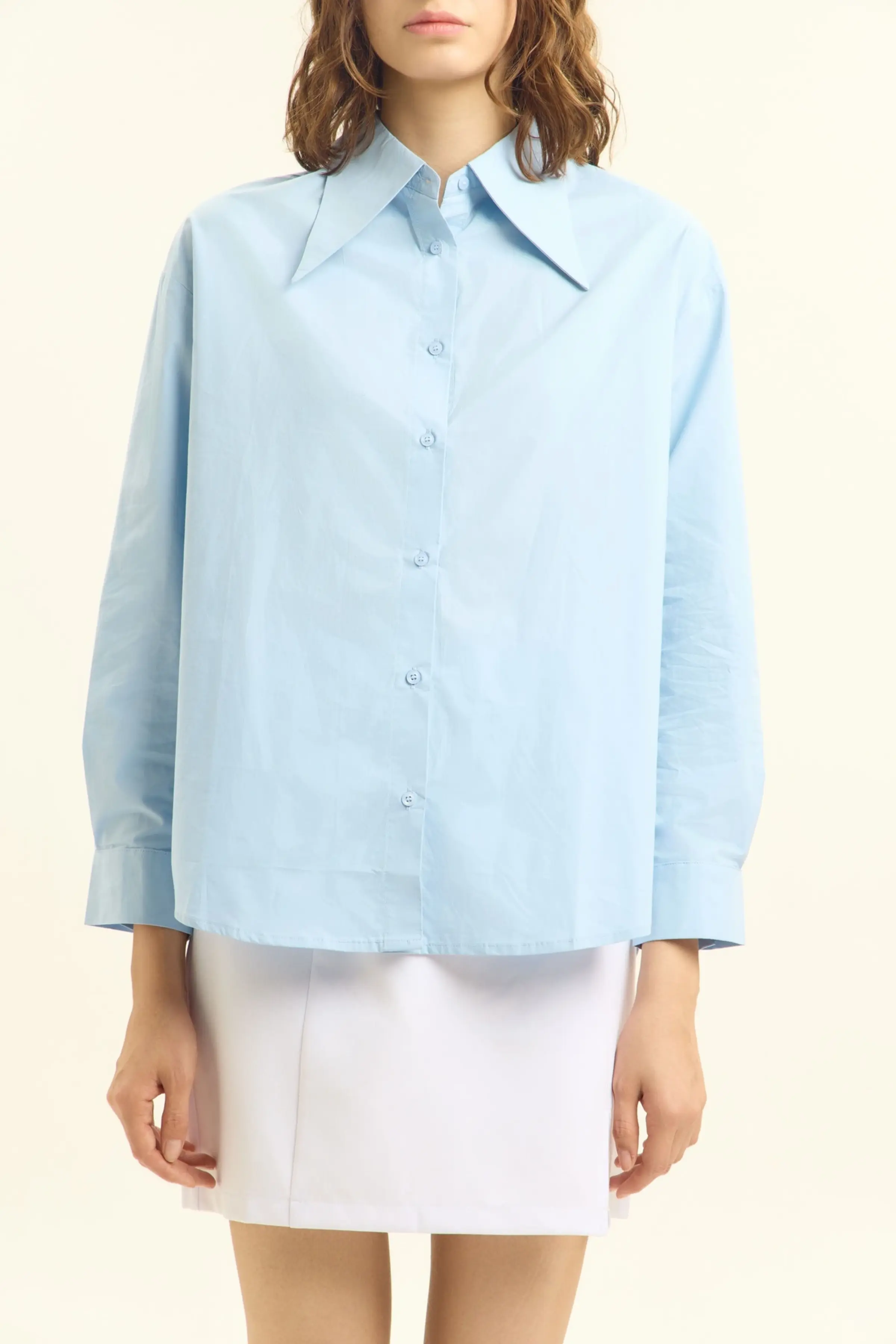 Рубашка голубой для женщин 45316-10 66