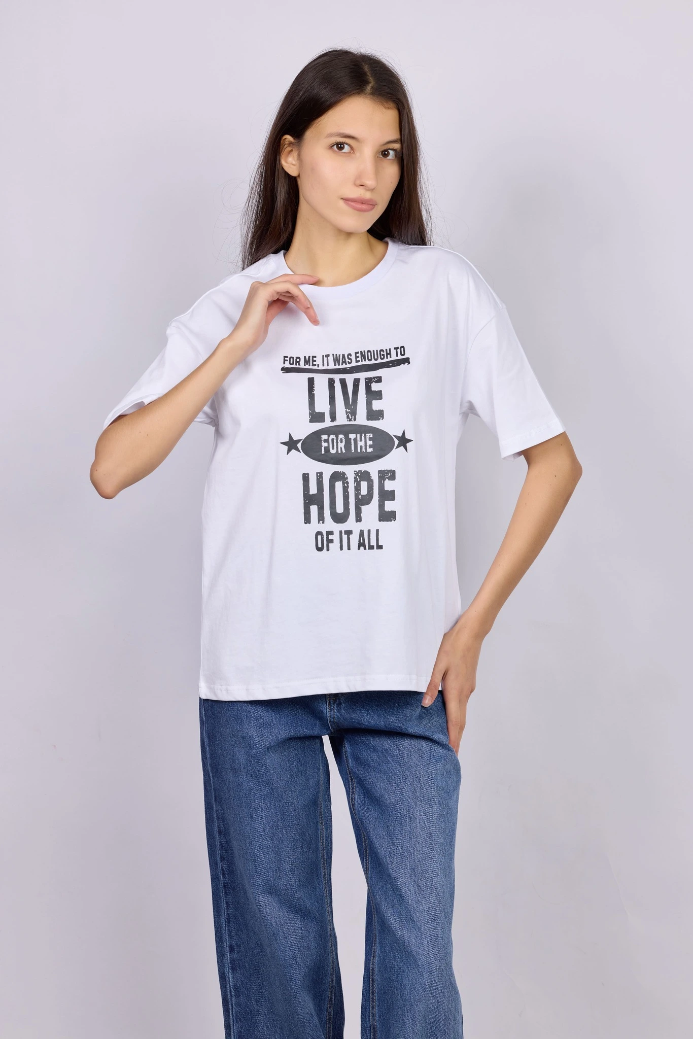 Футболка белый для женщин 42139-4 67