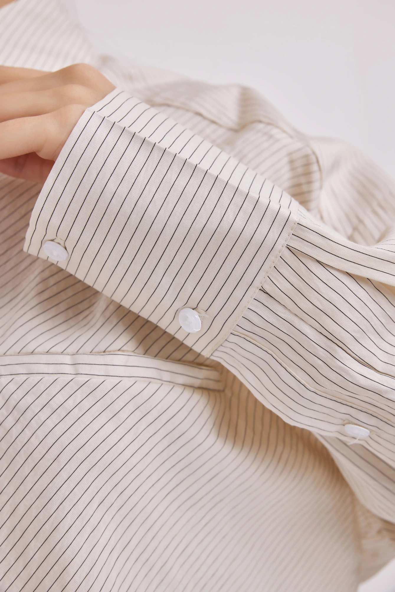 Рубашка бежевая полоска для женщин 41249-215 66