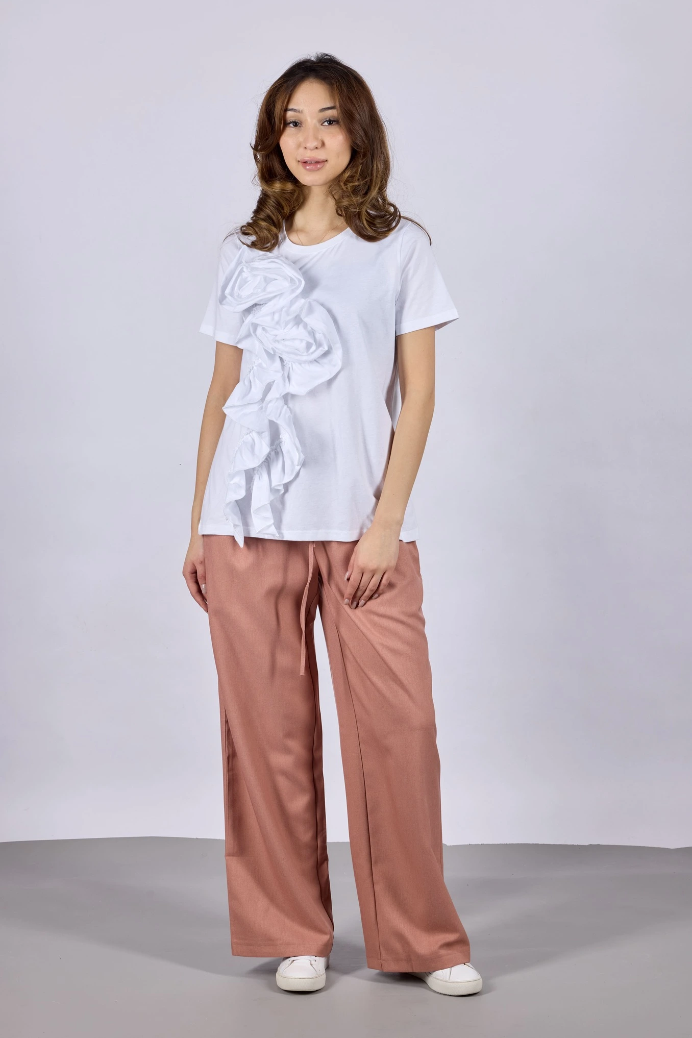 Брюки розовый для женщин 44124-17 71