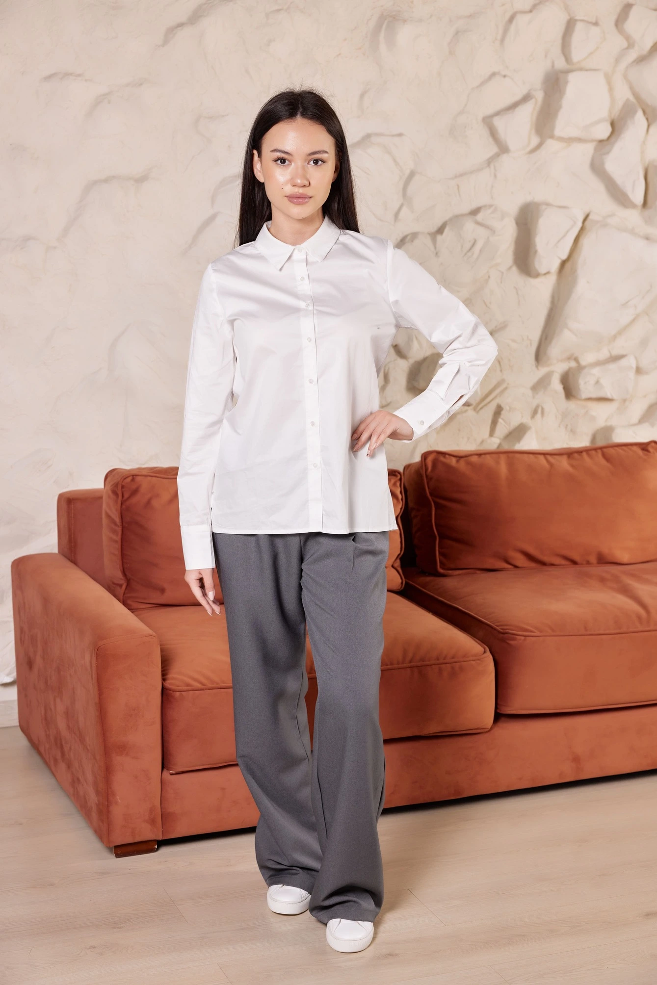 Рубашка белый для женщин 42105-4 66