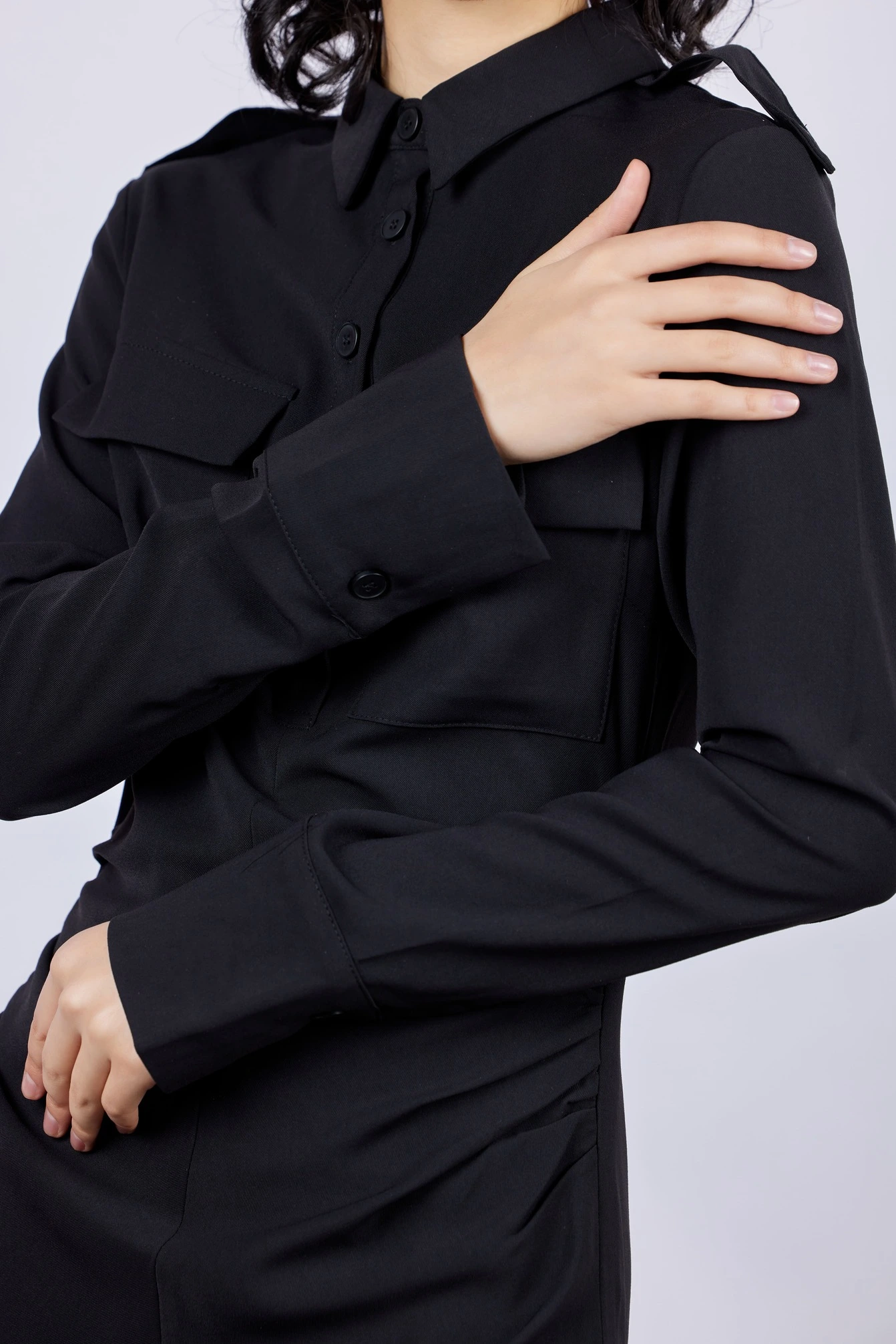 Платье черный для женщин 43220-1 54