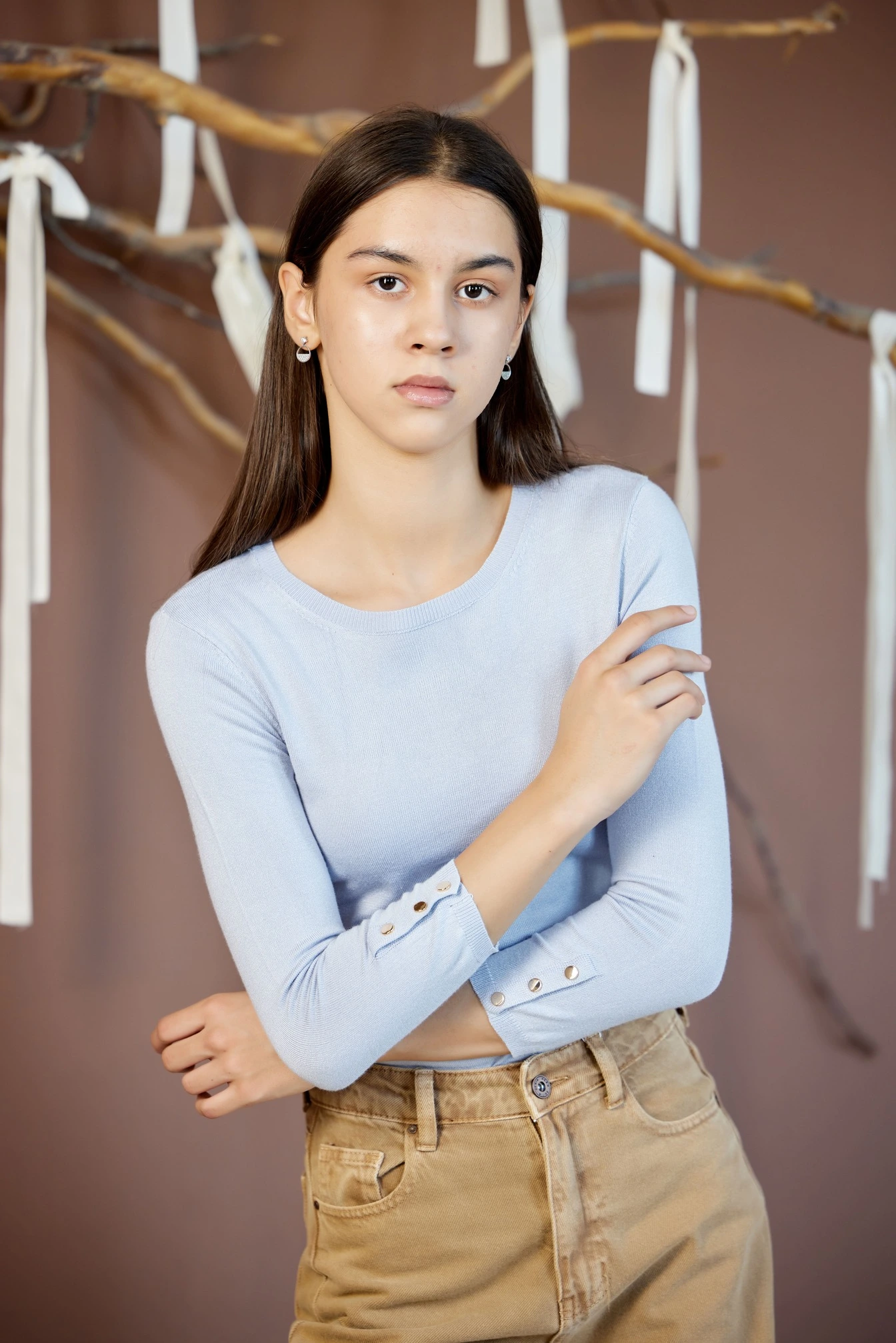 Джемпер лавандовый для женщин 42258-207 60