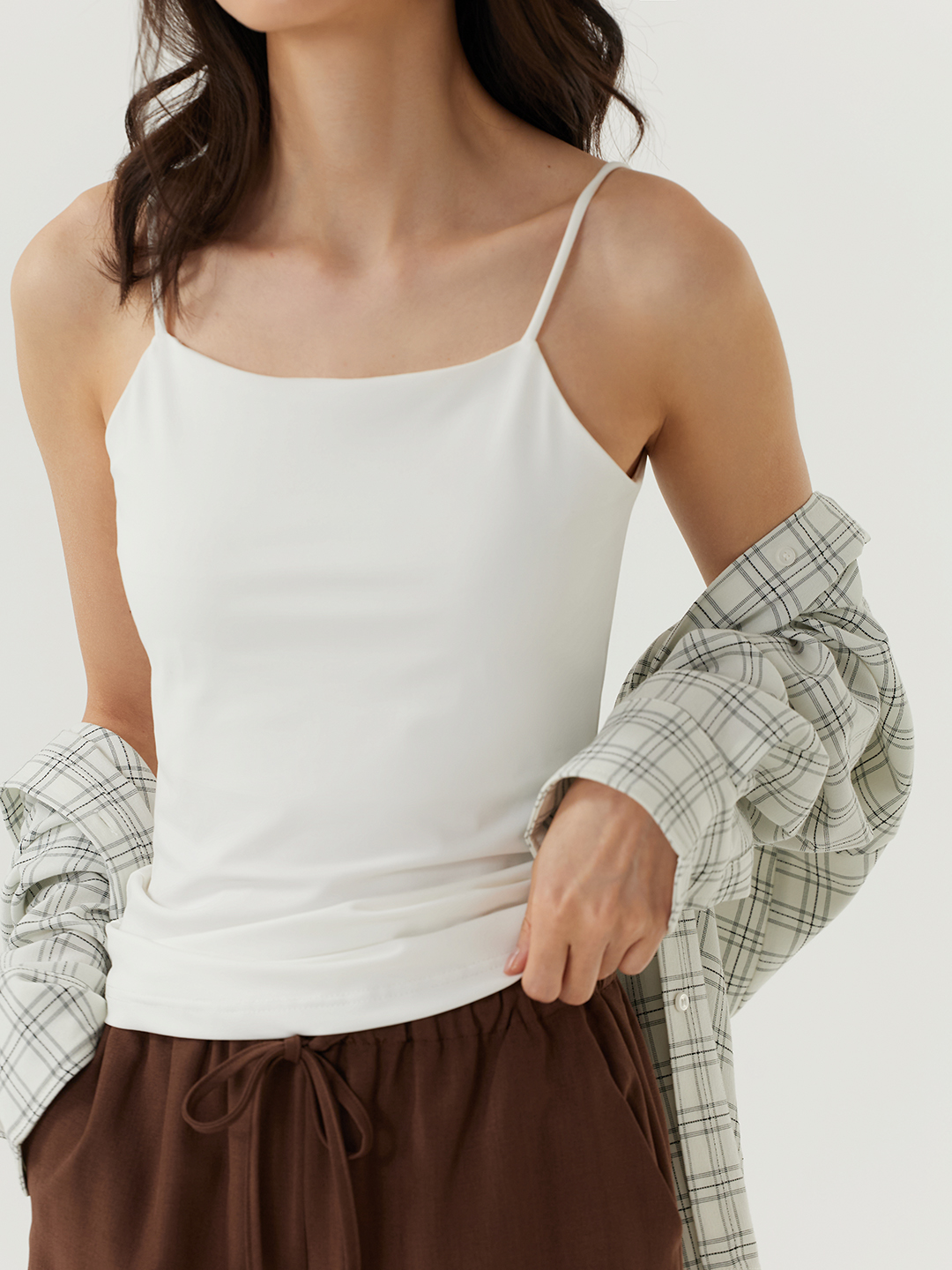 Топ белый для женщин 48195-4 46