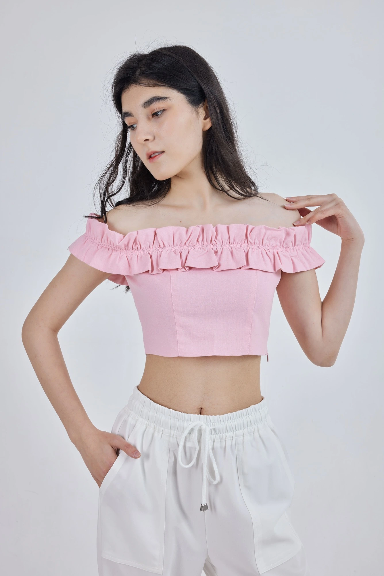 Топ розовый для женщин 41211-17 46