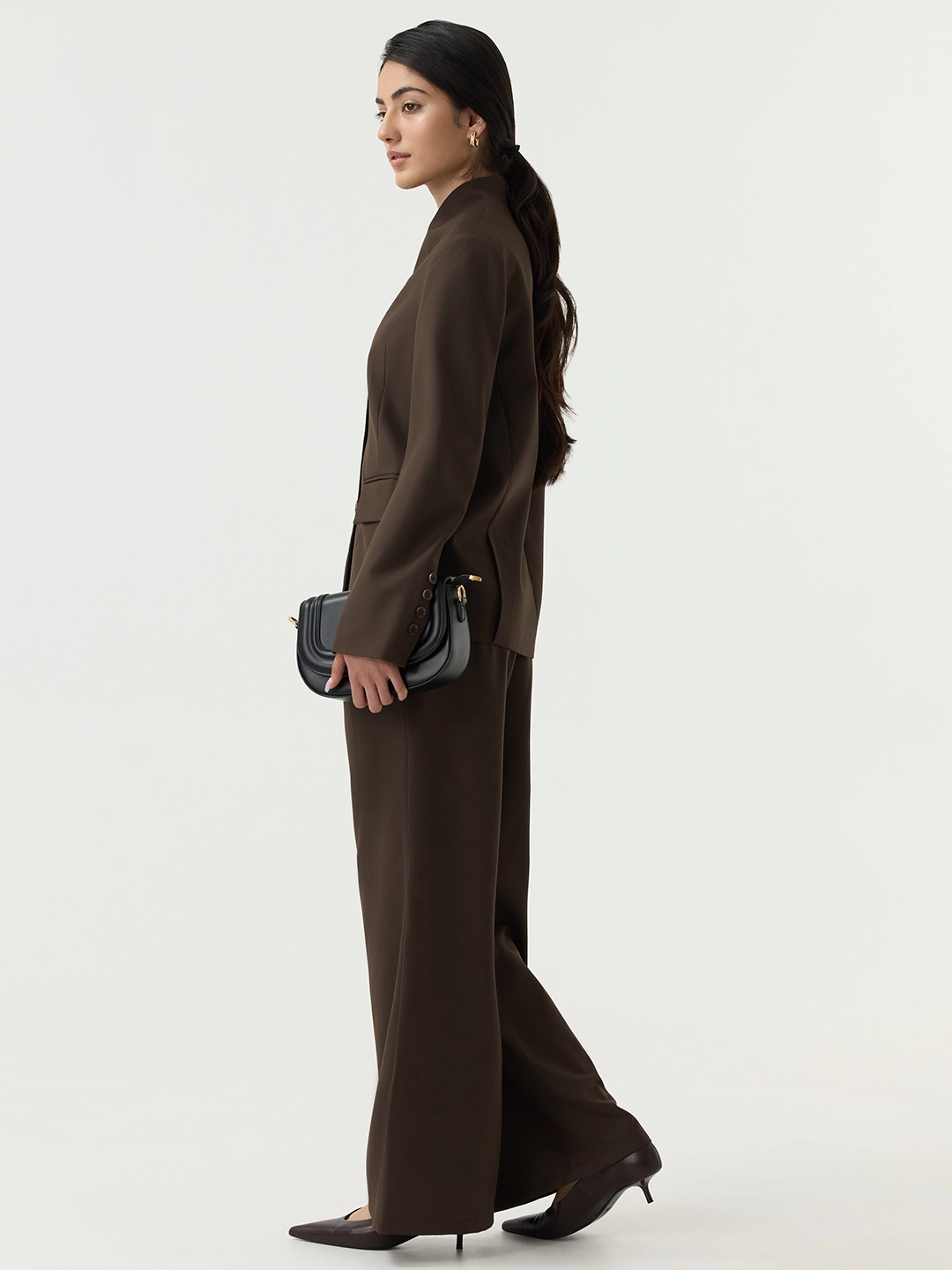 Жакет коричневый для женщин 48143-13 64