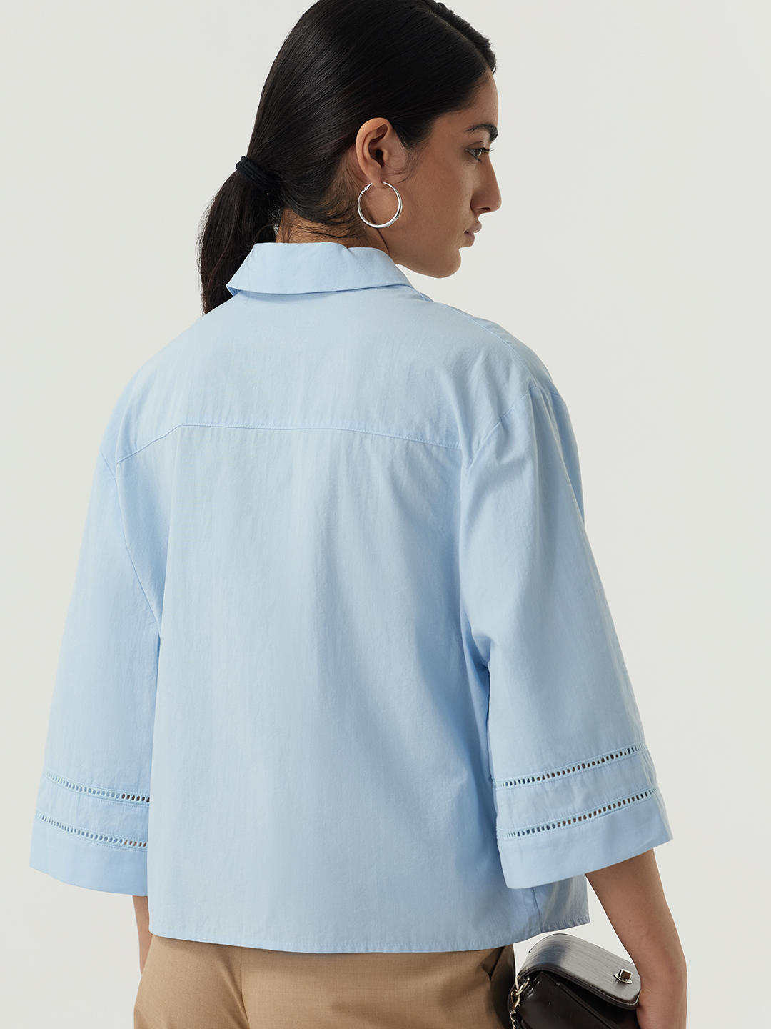 Рубашка голубой для женщин 48255-10 66