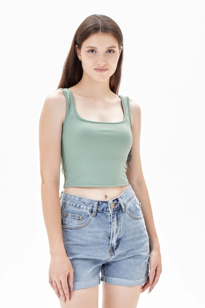 Топ зеленый для женщин 153/151/37276-34 46