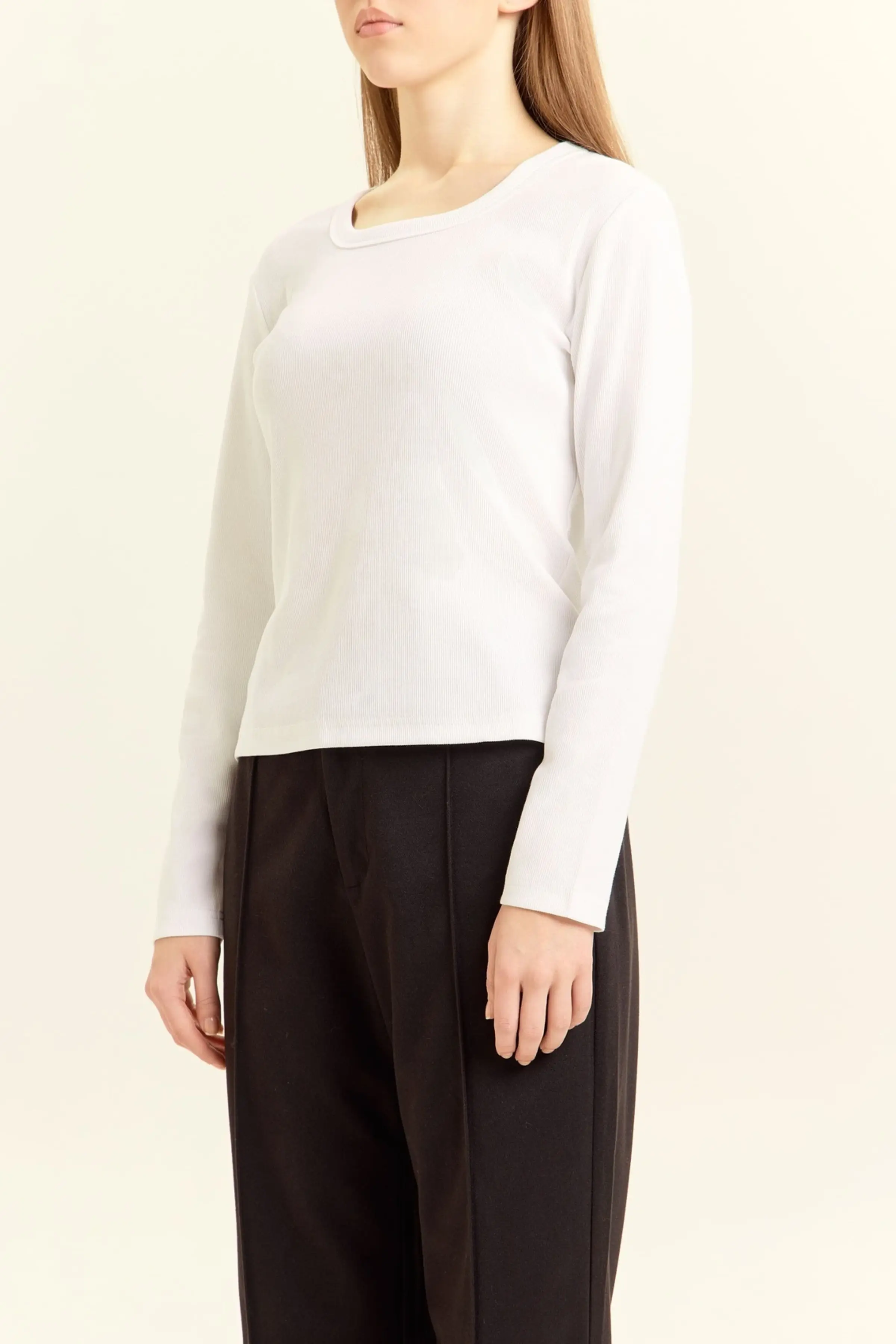 Лонгслив белый для женщин 47183-4 59