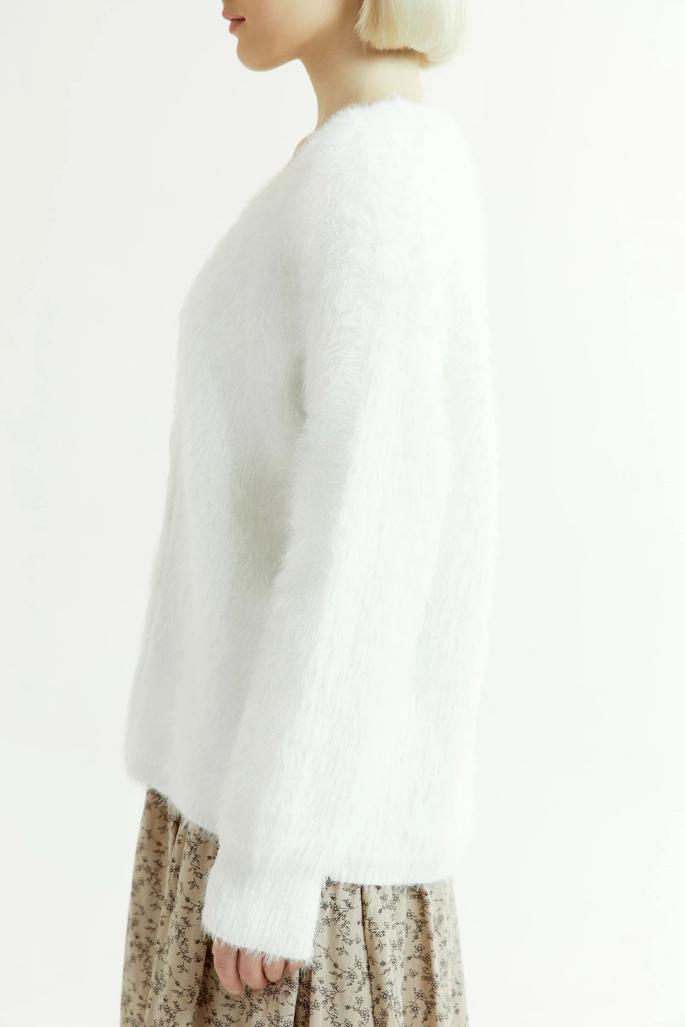 Кардиган белый для женщин 43142-4 50