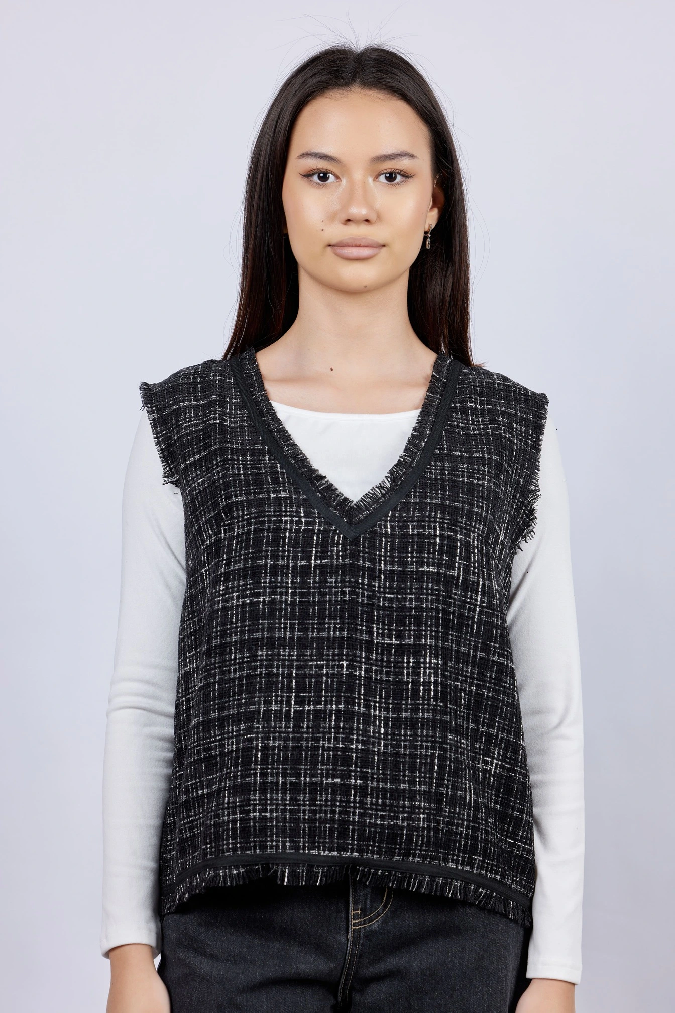 Жилетка черный для женщин 43219-1 68