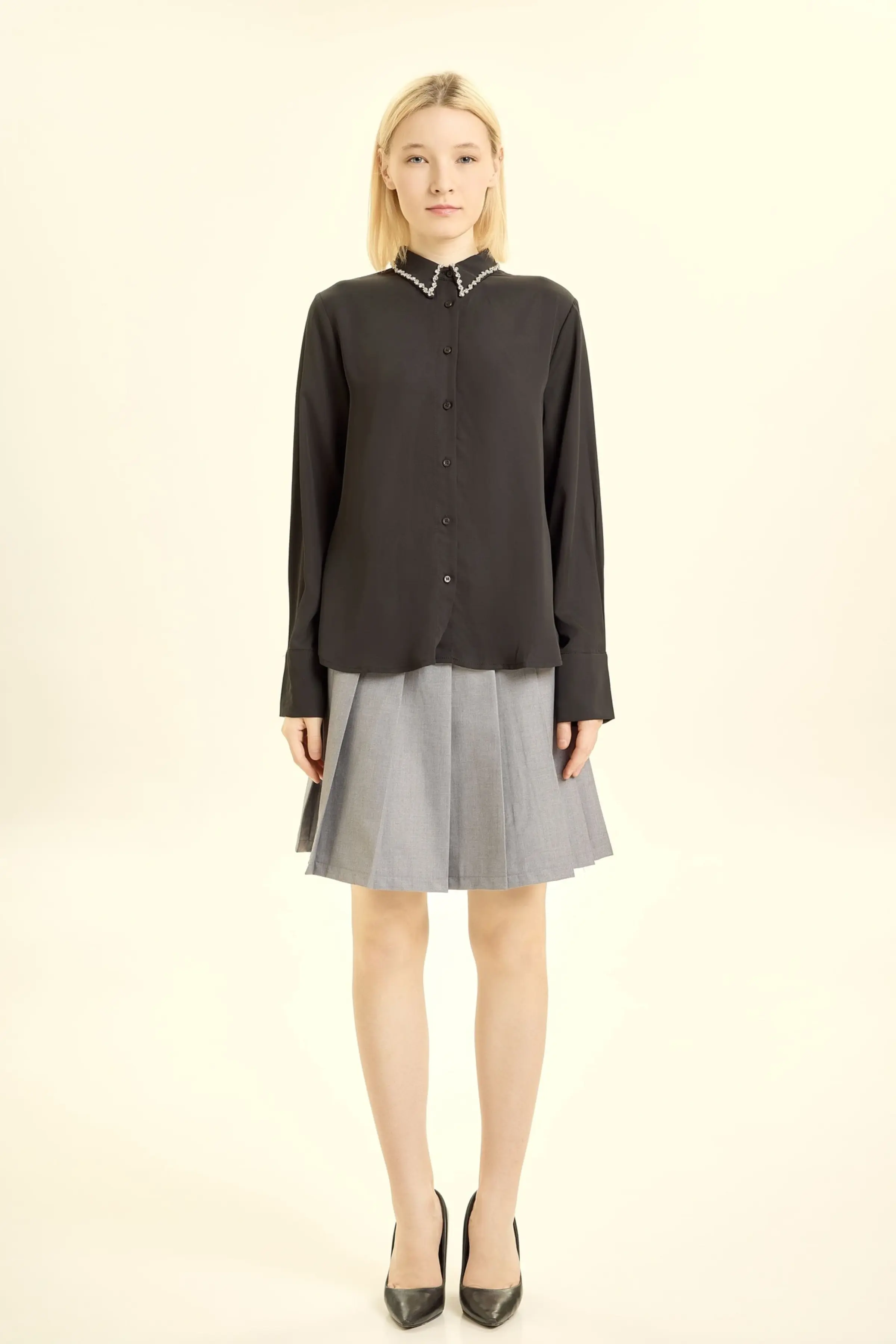 Рубашка черный для женщин 46150-1 66