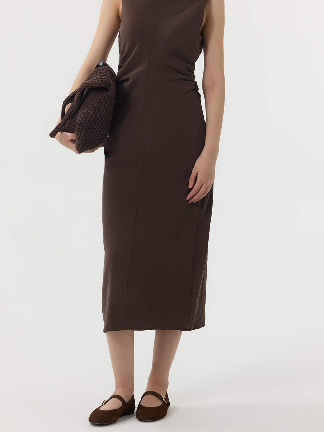 Платье коричневый для женщин 49226-13 54