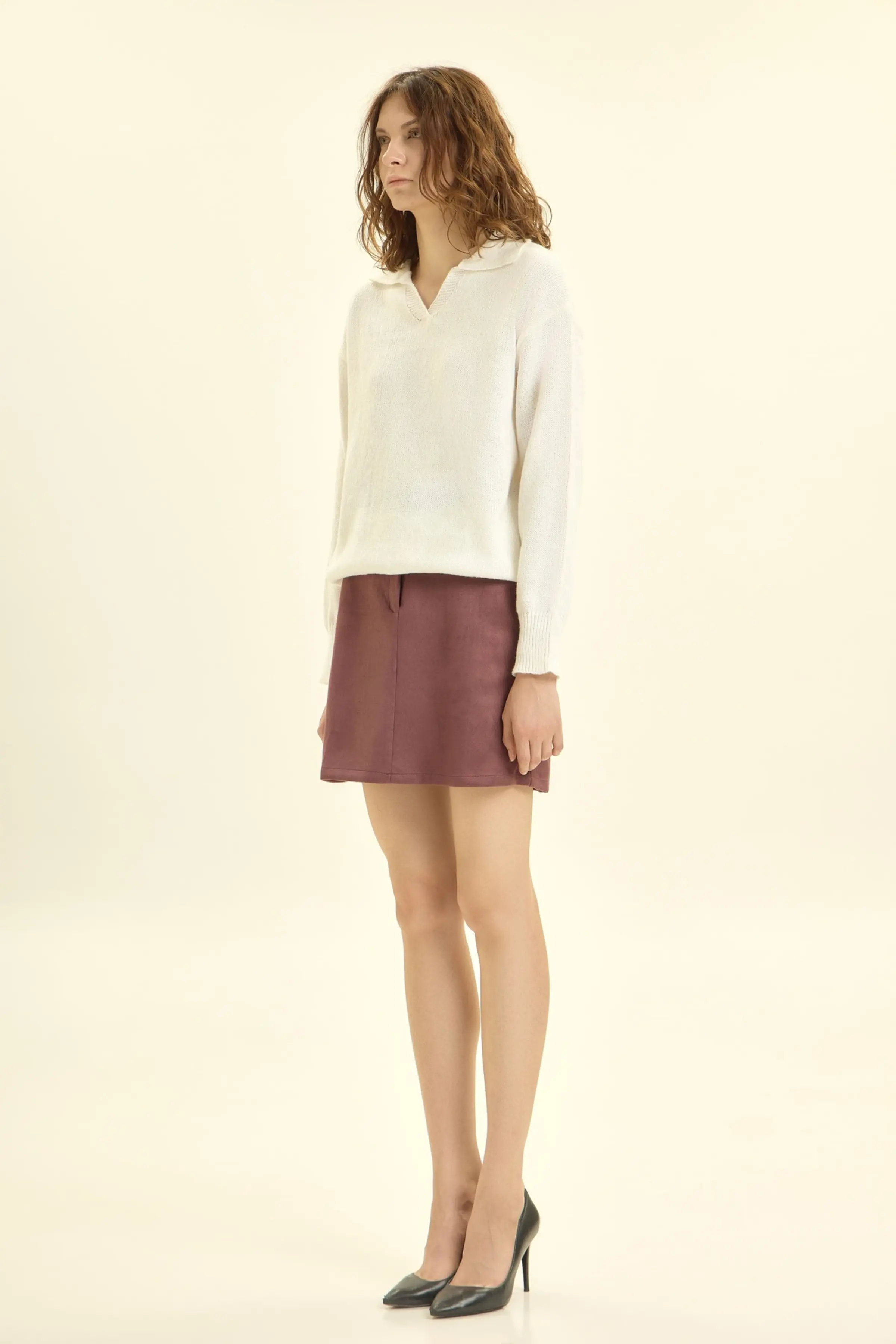 Джемпер белый для женщин 46194-4 60