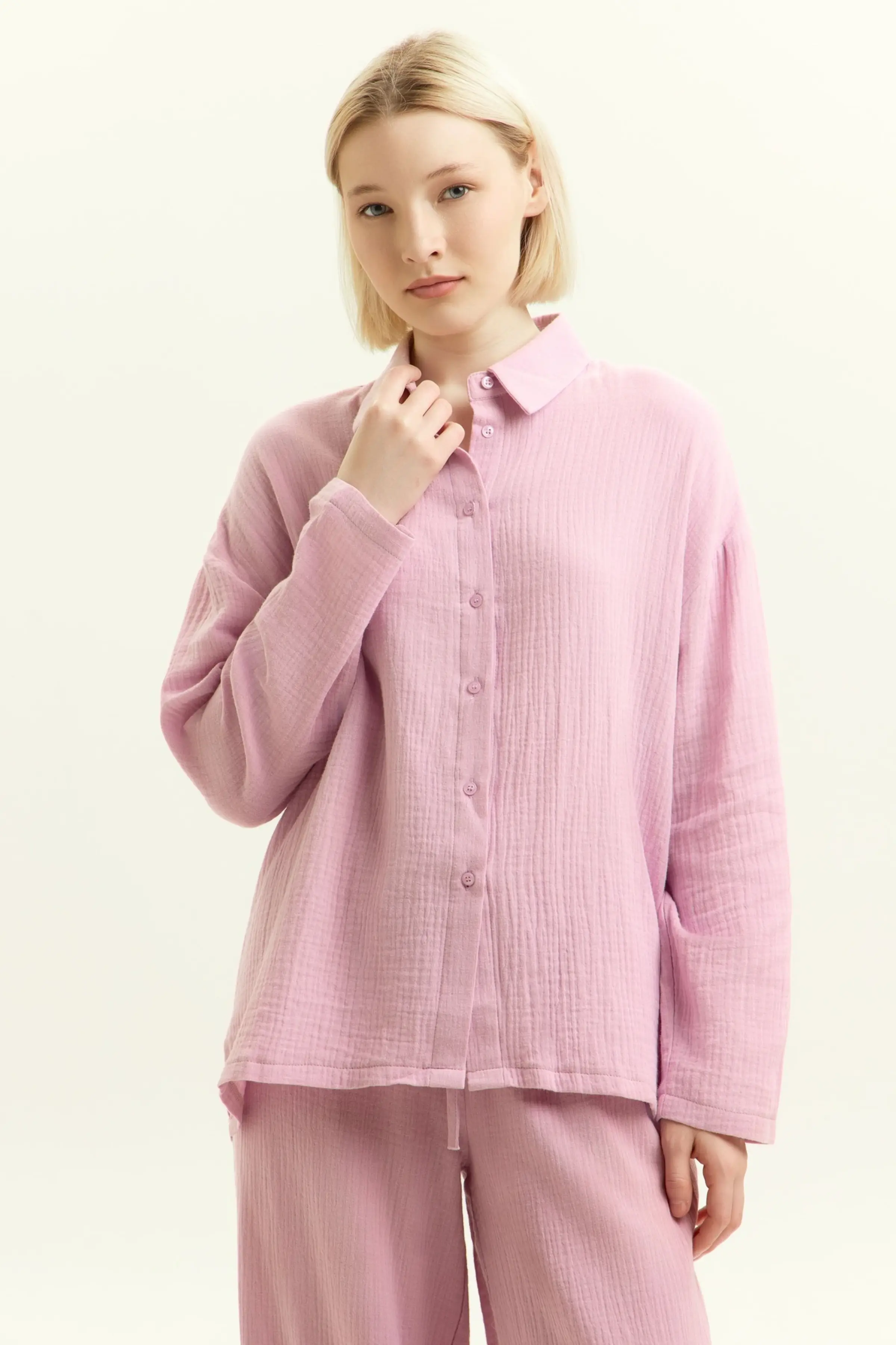 Рубашка фиолетовый для женщин 45137-16 66