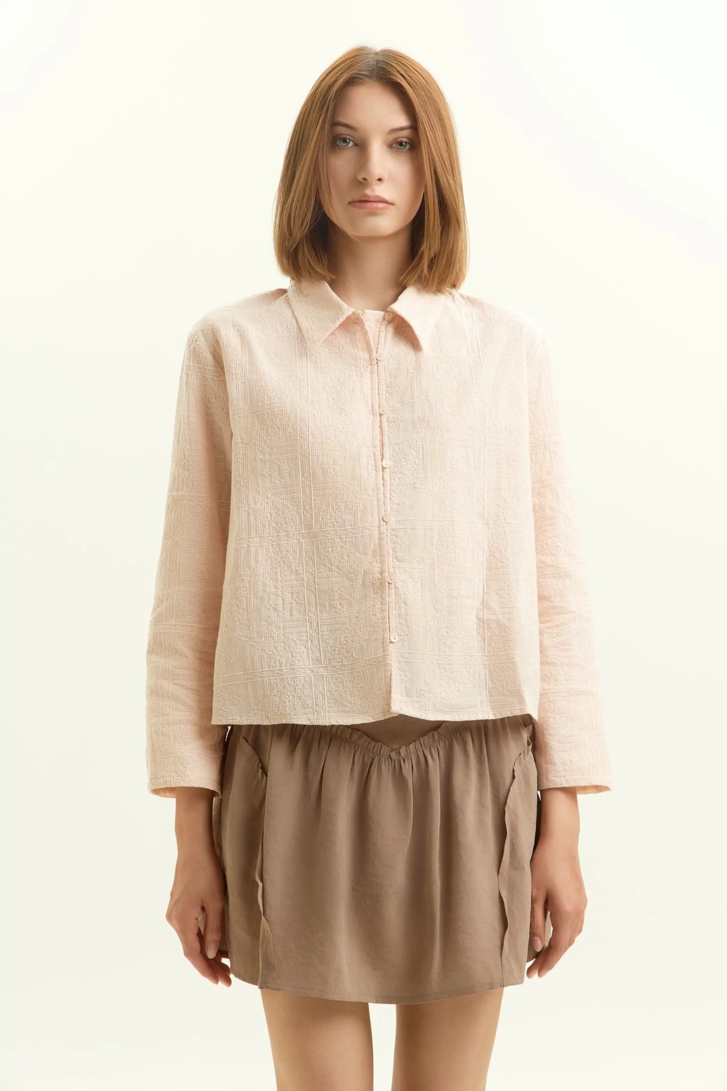Рубашка бежевый для женщин 45234-15 66
