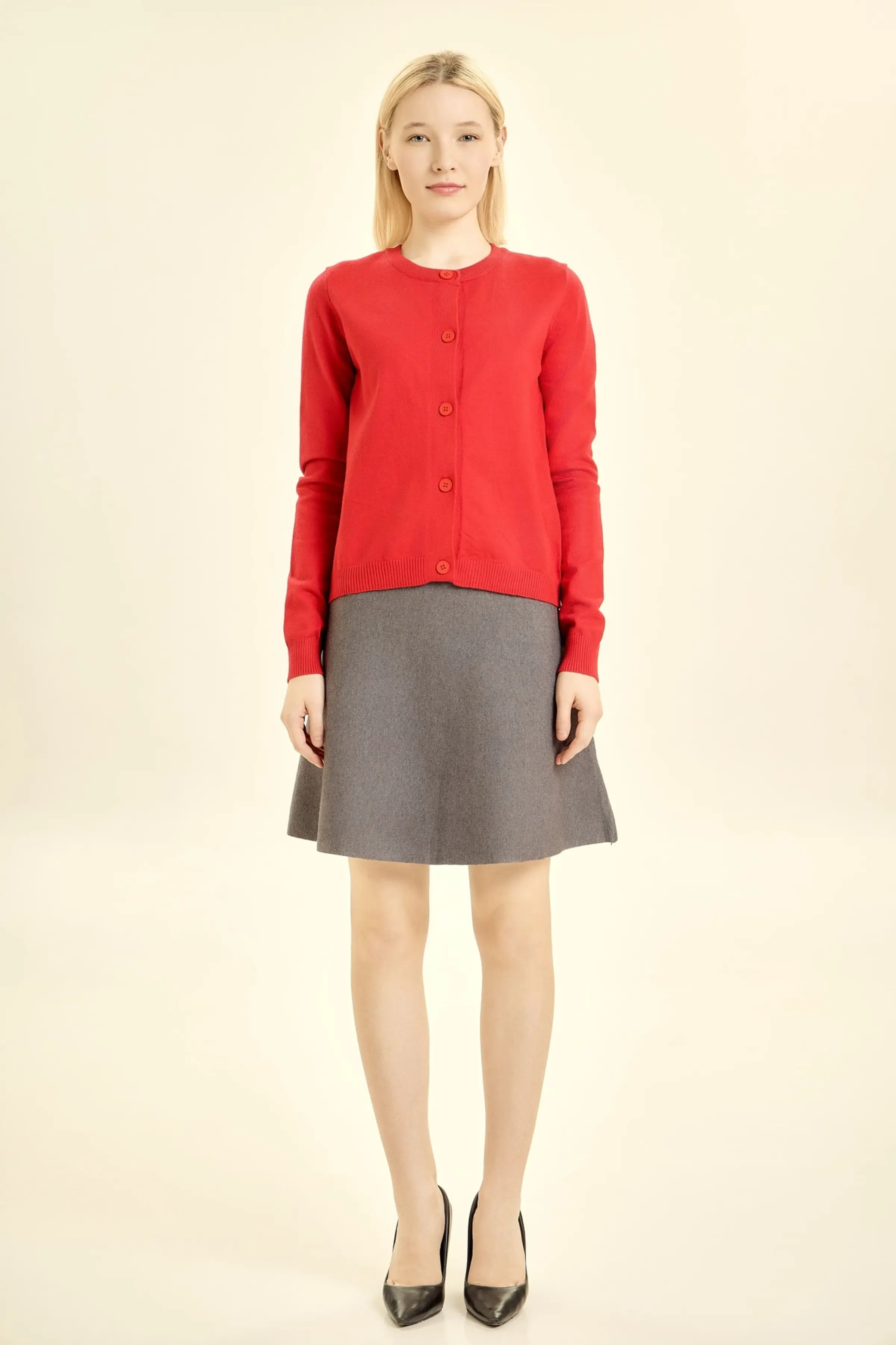 Кардиган красный для женщин 46231-7 50