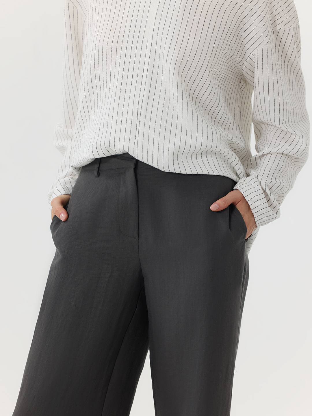 Брюки серый для женщин 49132-61 71