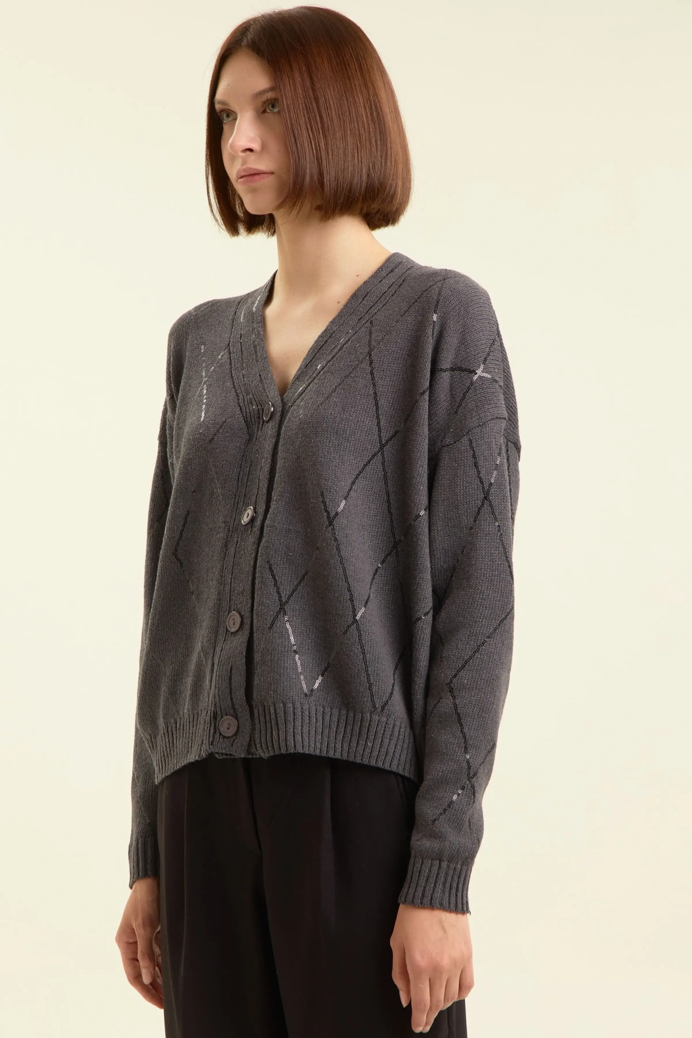 Кардиган серый для женщин 47150-61 50